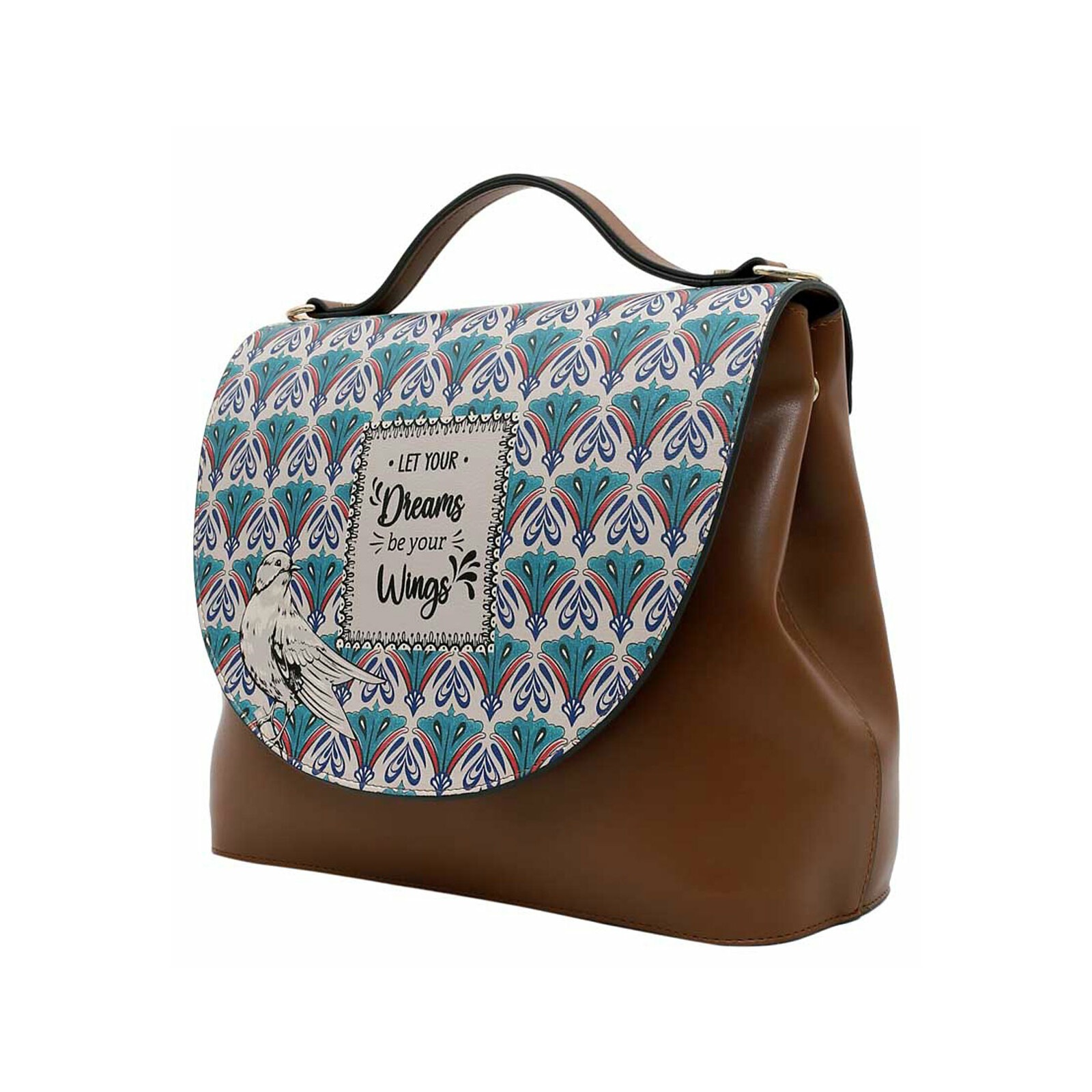 DOGO Henkeltasche "Handy Bag Let Your Dreams Be Your Wings Damen Handtasche günstig online kaufen