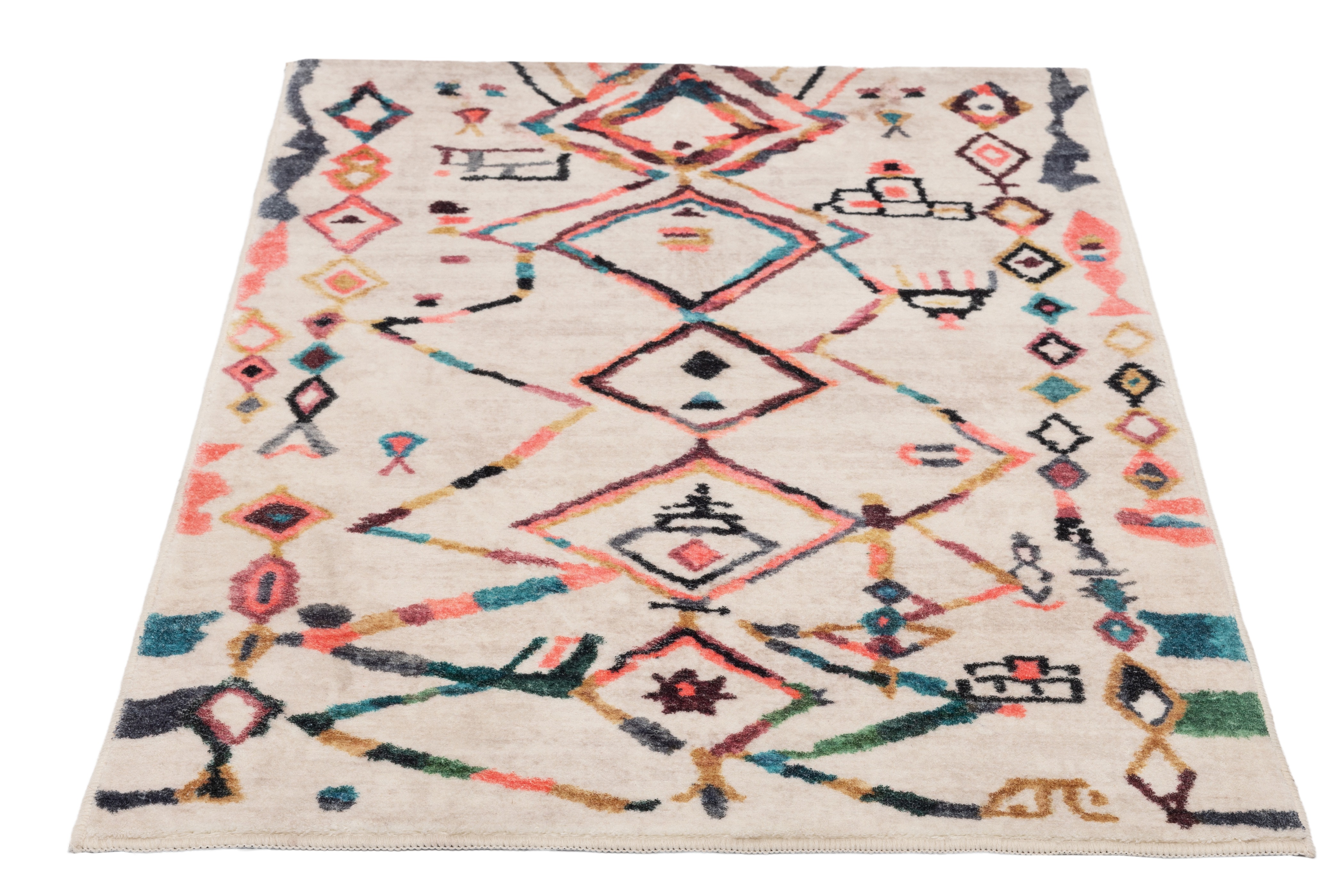 Thumbnail - Gino Falcone Badematte "Ariella GF-146" Höhe 7 mm rutschhemmend beschichtet fußbodenheizungsgeeignet Badteppich, bedruck...