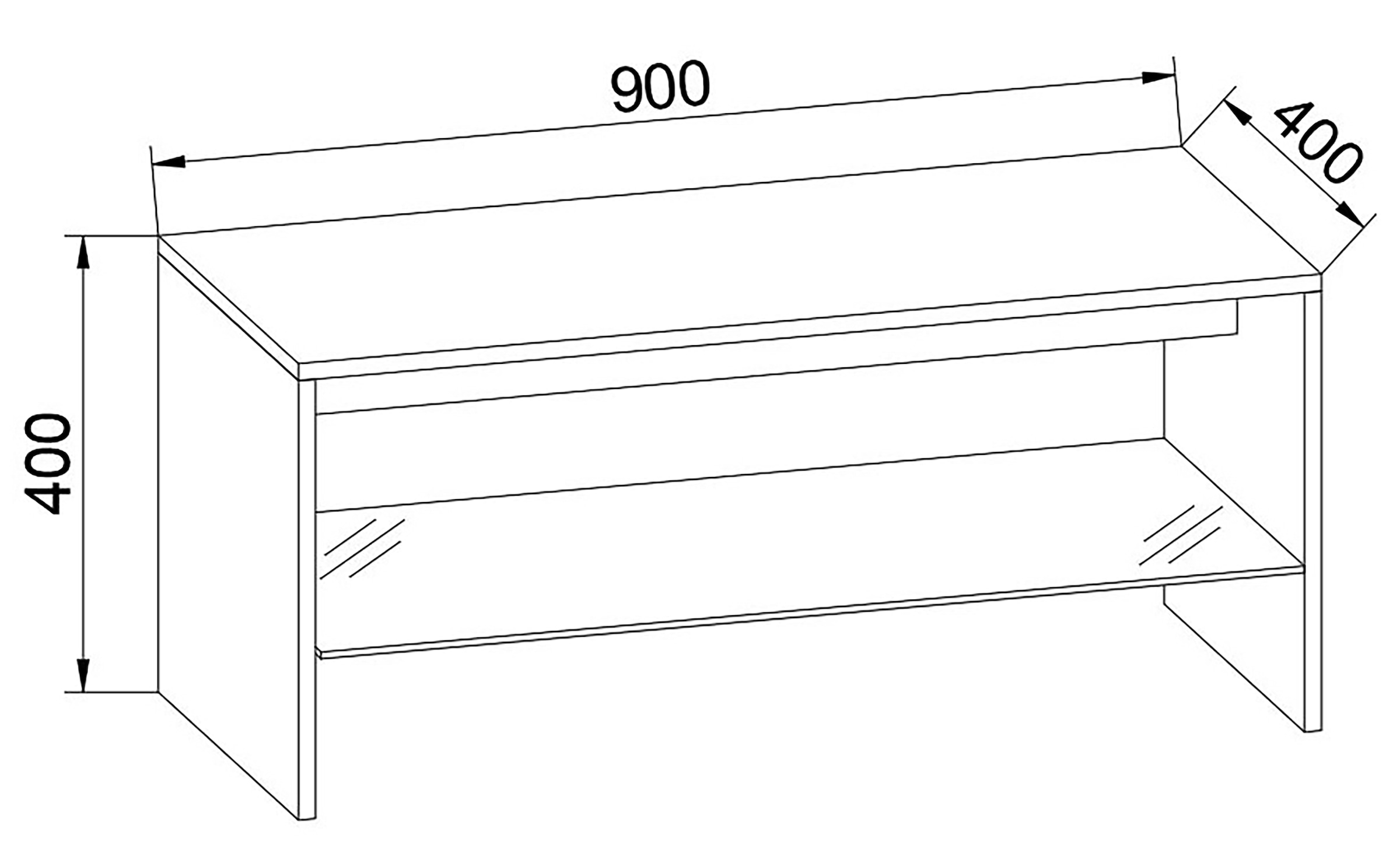 VCM Beistelltisch »Holz Sofatisch Couchtisch Glas Wisal«