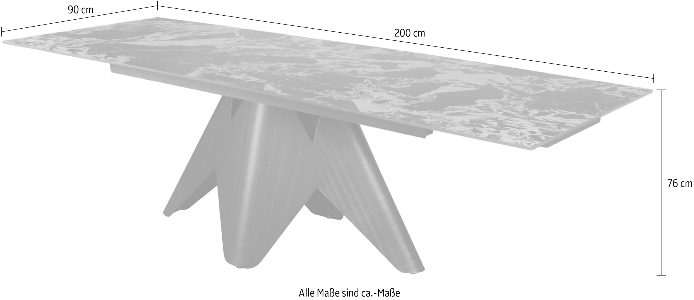Home affaire Esstisch »Tangularis«, (3 St.), keine