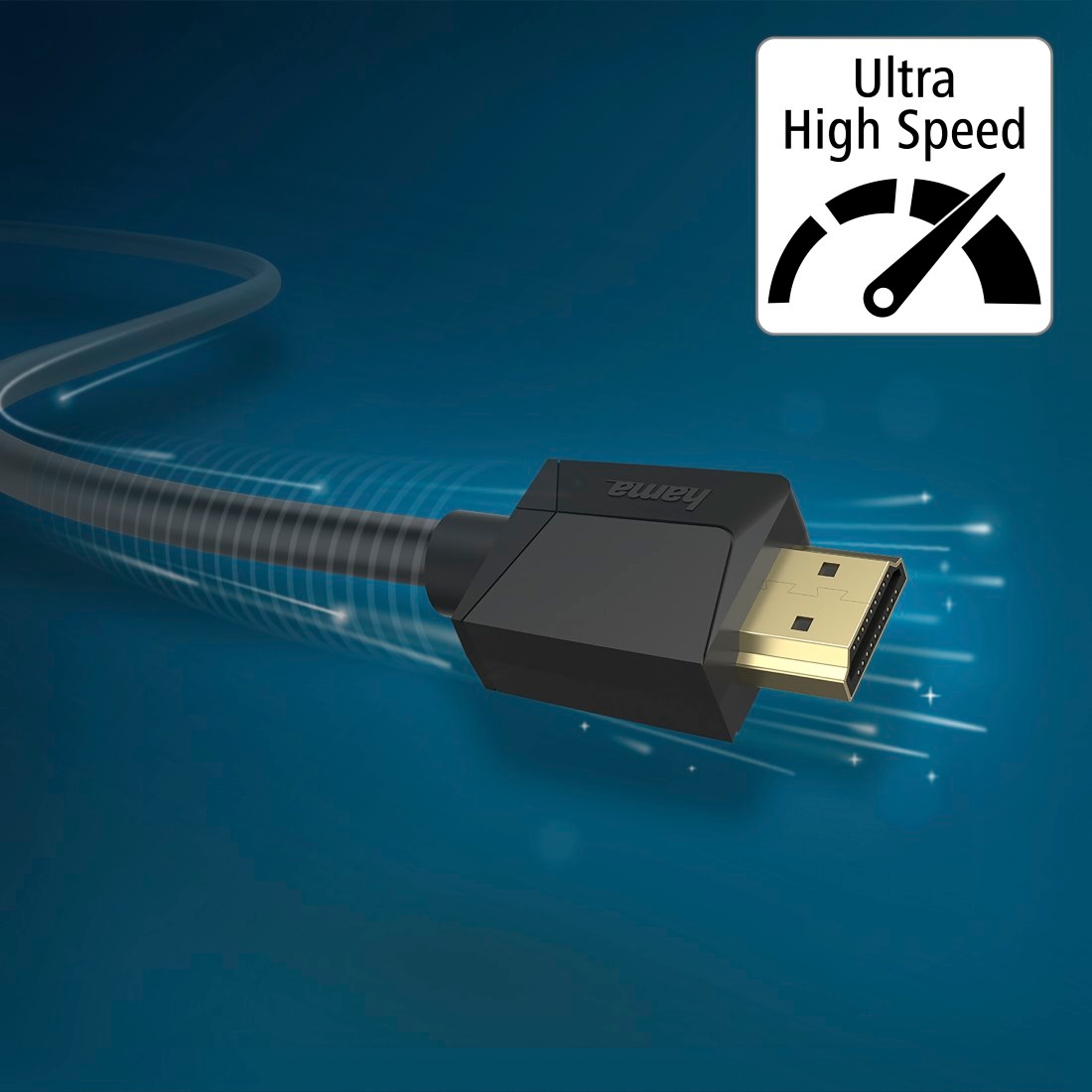 Hama HDMI-Kabel »Ultra High Speed HDMI™-Kabel, 8K, 3 m«, HDMI, 300 cm, zertifiziert, vergoldet, mit Ethernet, HDTV-tauglich