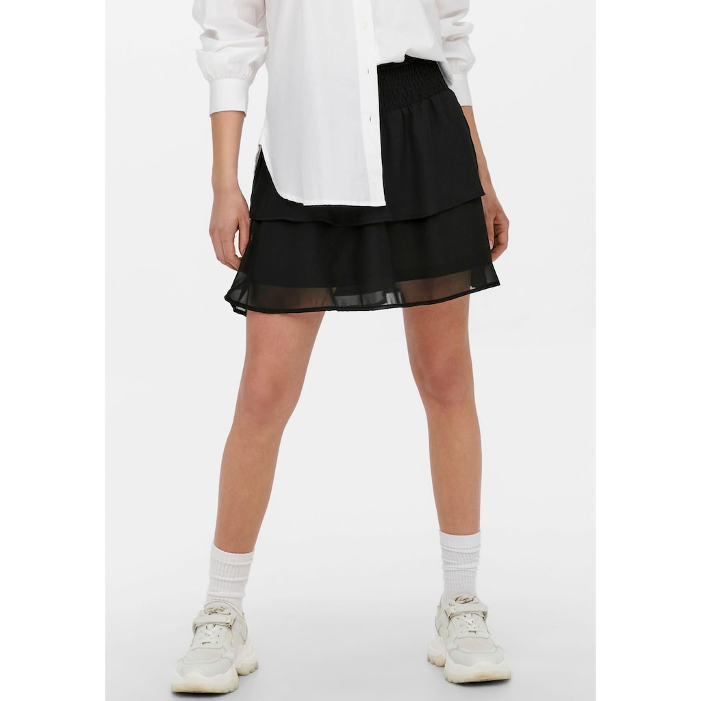 ONLY Minirock »ONLANN STAR LAYER SMOCK SKIRT PTM«