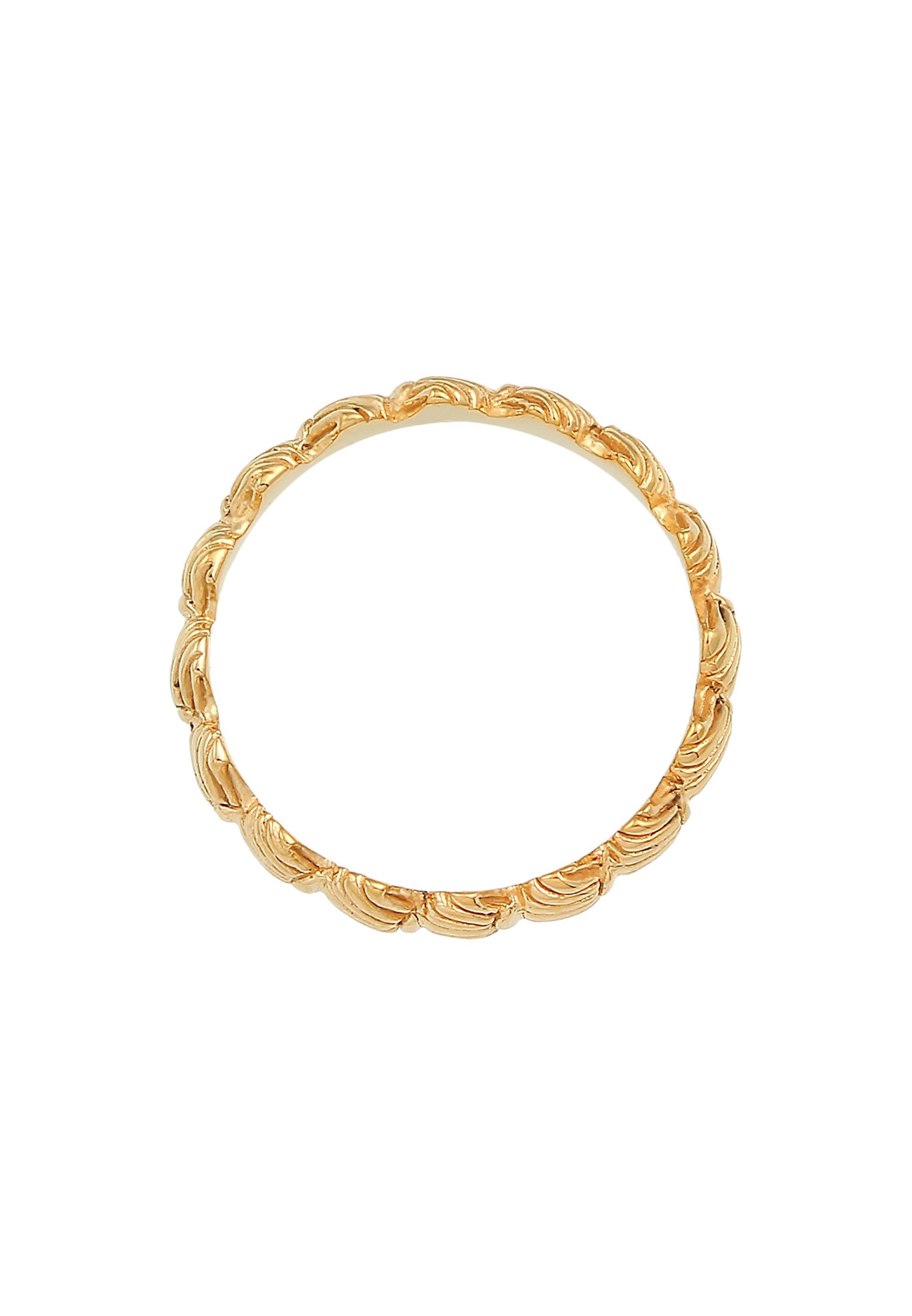 ELLI Bandring Muscheln 925 Silver Gold 54 2