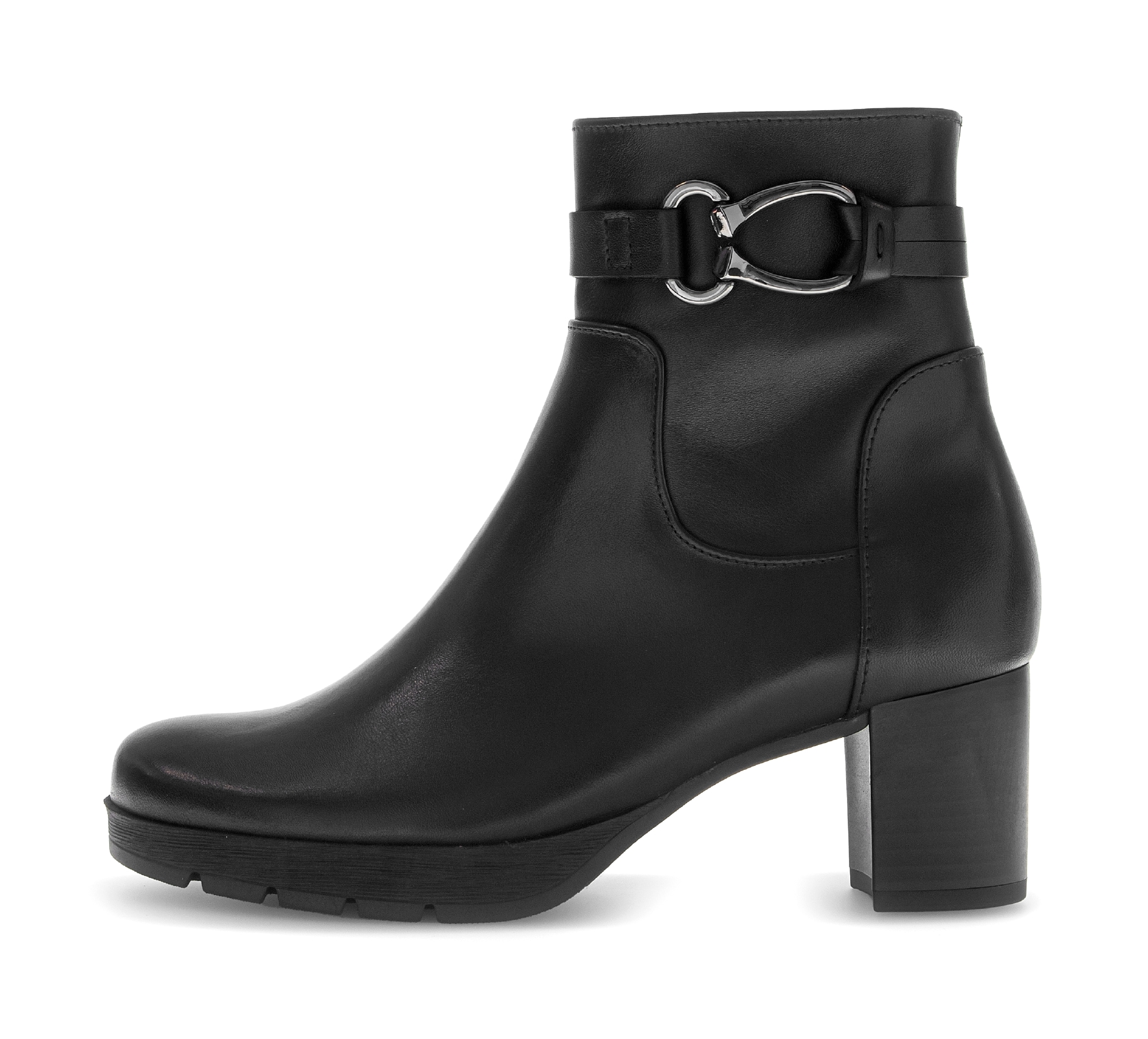 Gabor Stiefelette »St. Tropez«, Blockabsatz, Businessstiefelette mit Schmuckelement