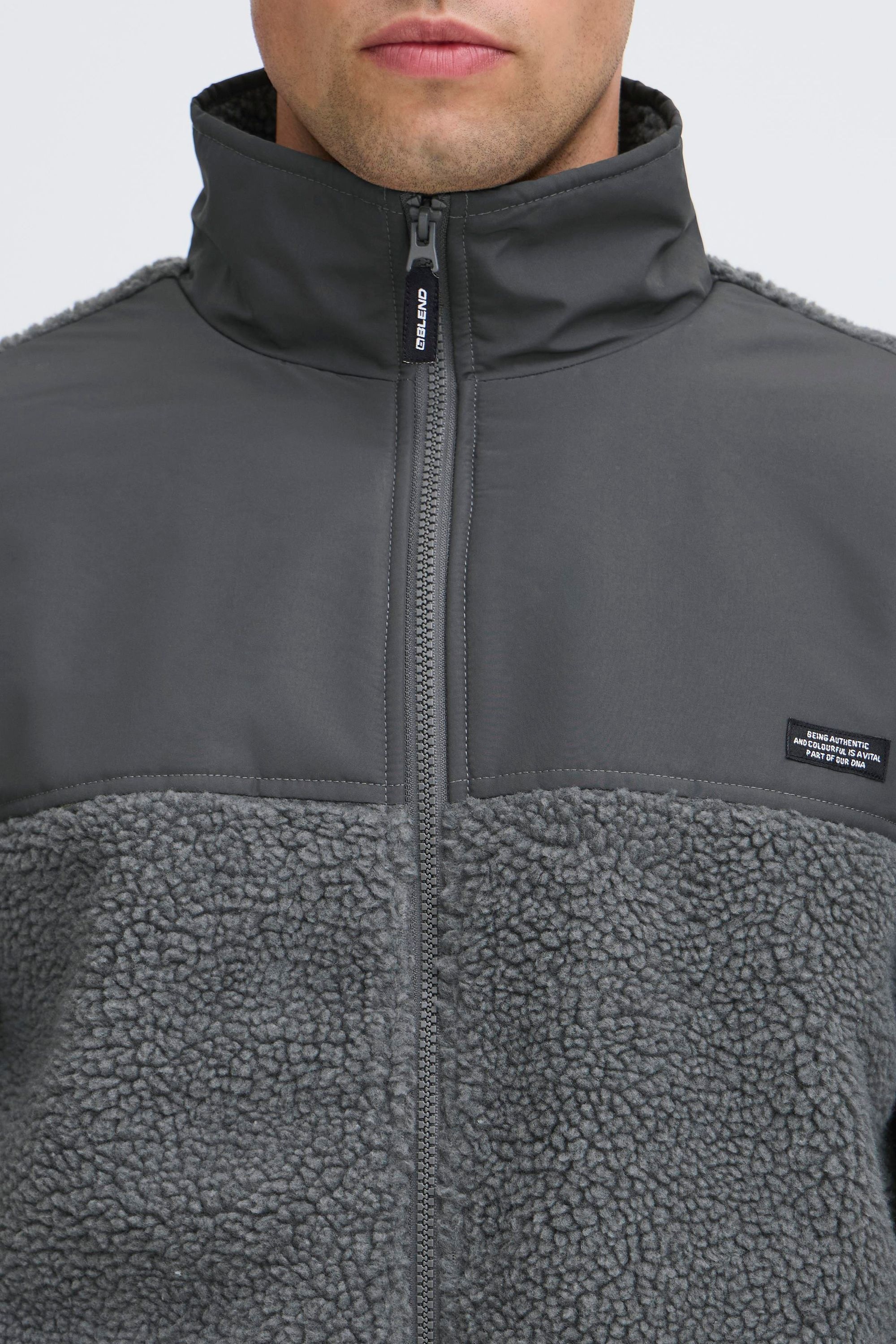 Blend Plüschjacke »BHMTort« ohne Kapuze Kuschelige Teddyjacke mit Taschen