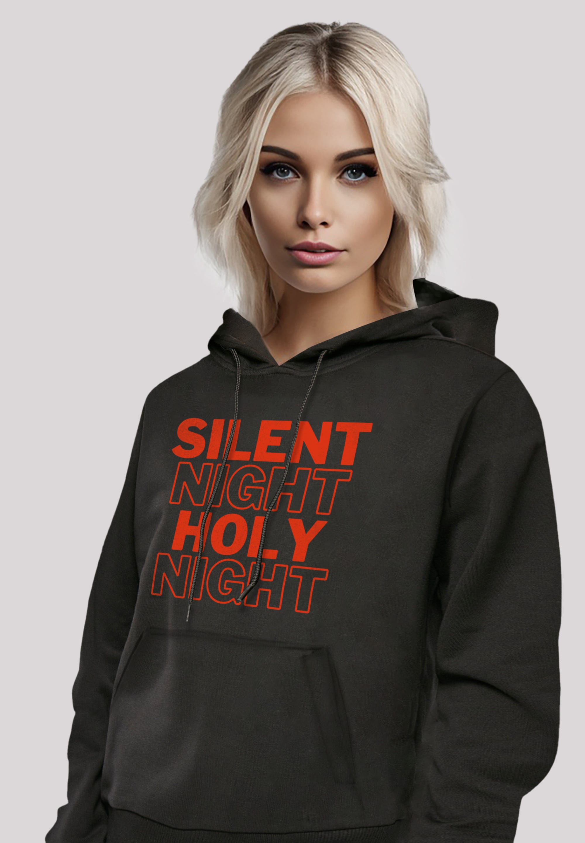 F4NT4STIC Kapuzenpullover »Weihnachten silent night holy night«, Premium Qualität, Weihnachten, Geschenk