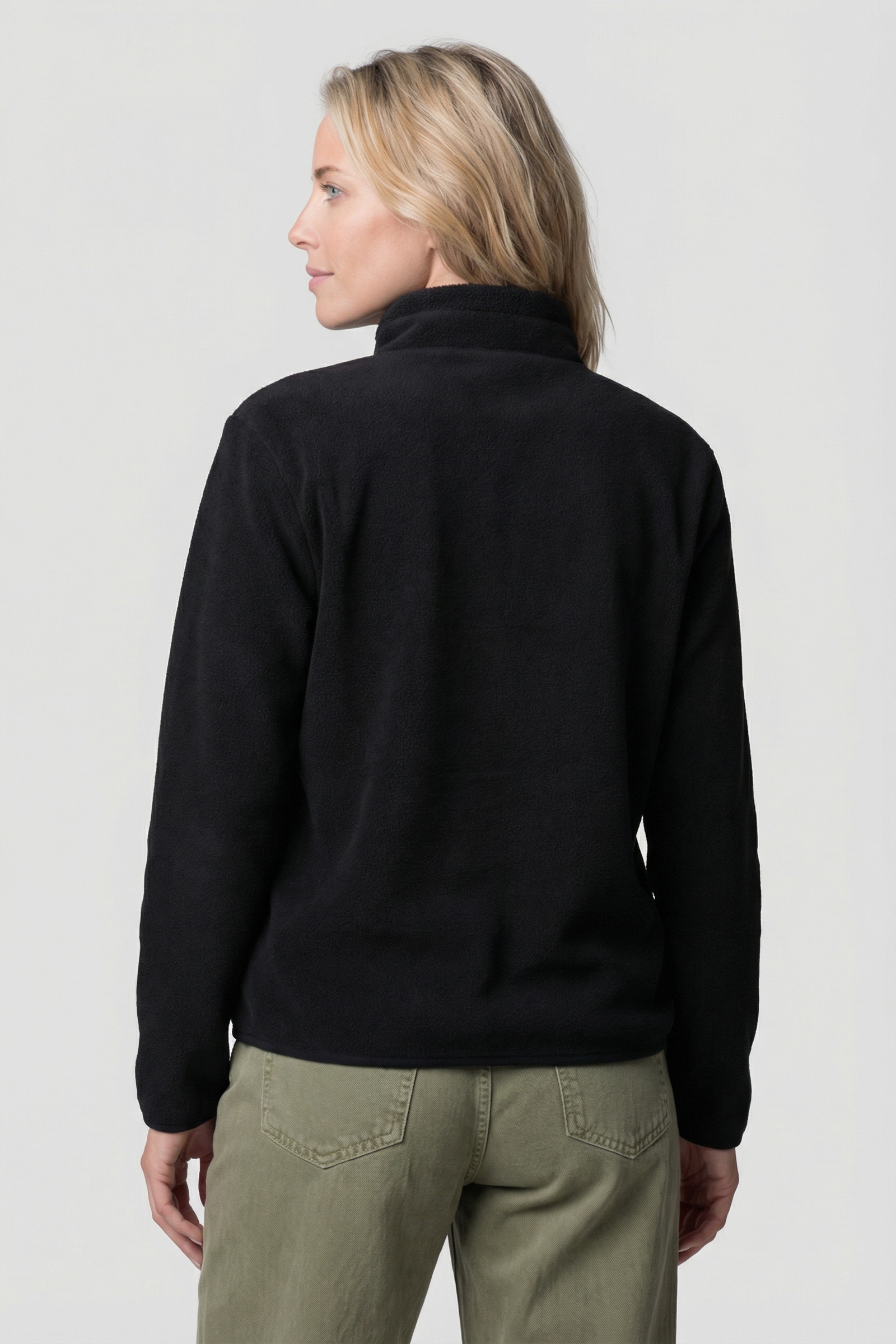Alife & Kickin Fellimitatjacke »Damen LysannAK T Übergangsjacke, Jacke« mit Stehkragen aus Teddyfleece und weichem Materialmix
