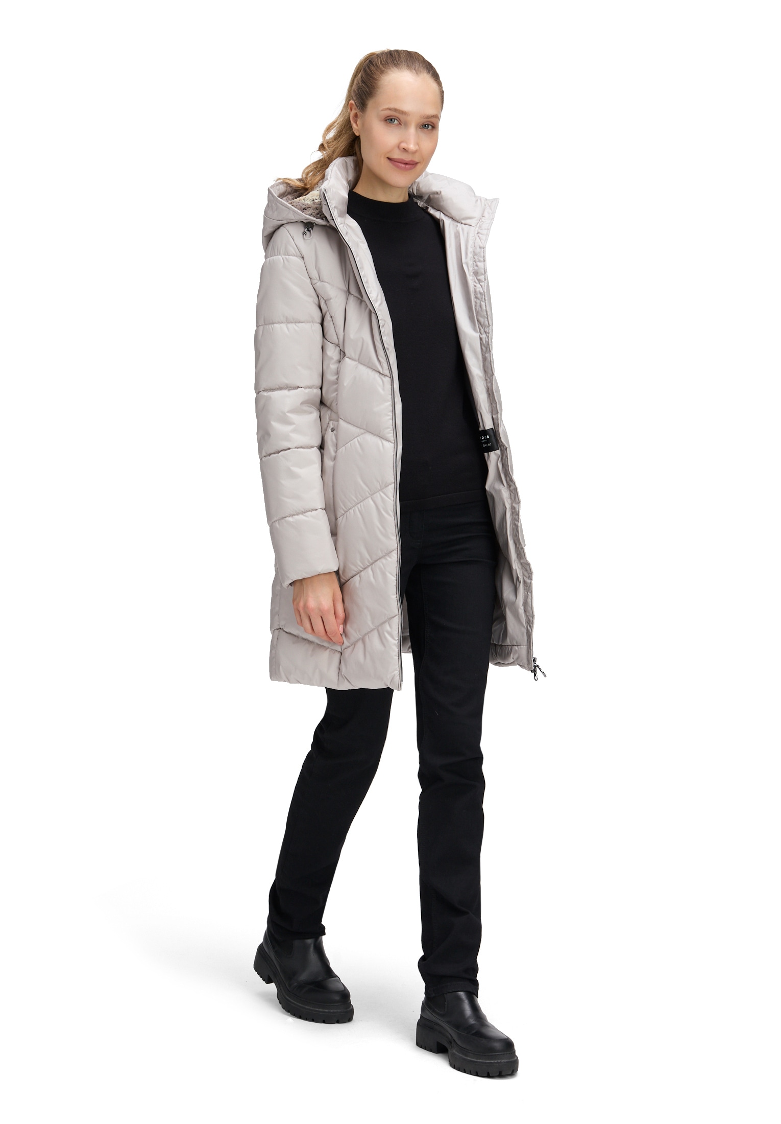 Betty Barclay Outdoorjacke »Betty Barclay Damen Outdoorjacke mit abnehmbarer Kapuze«, mit Kapuze