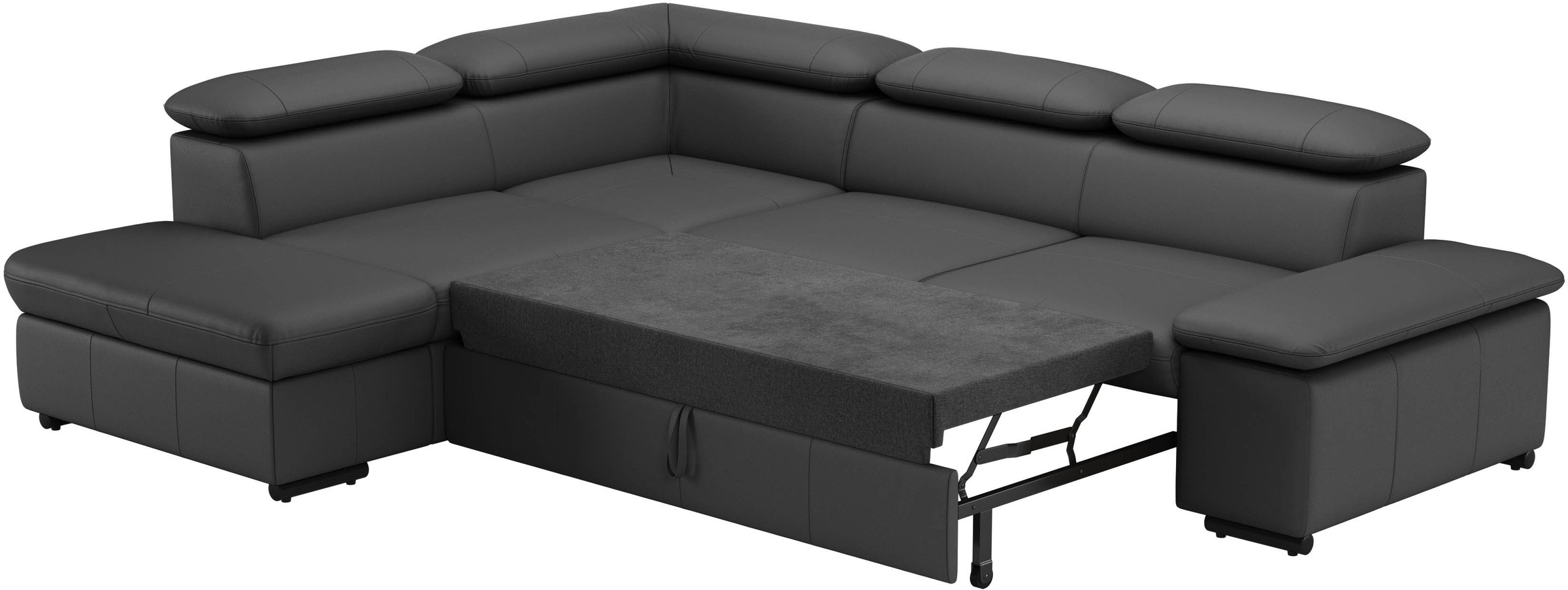 sit&more Ecksofa »Alcudia L-Form«, mit Armteilverstellung, optional Kopfteilverstellung und Bettfunktion