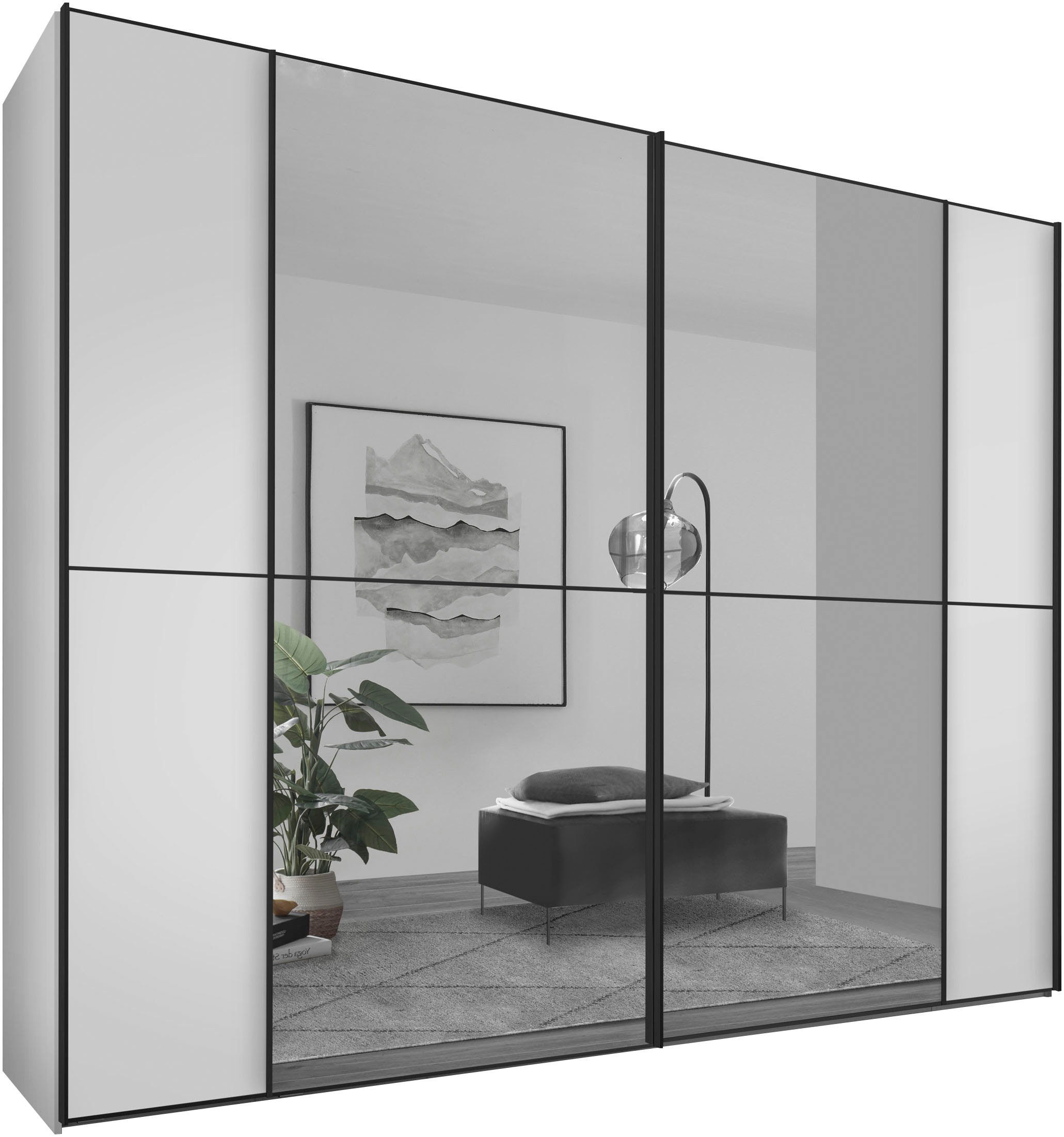 STAUD Schwebetürenschrank "Sonett 220G, Made in Germany", mit vier verschie günstig online kaufen