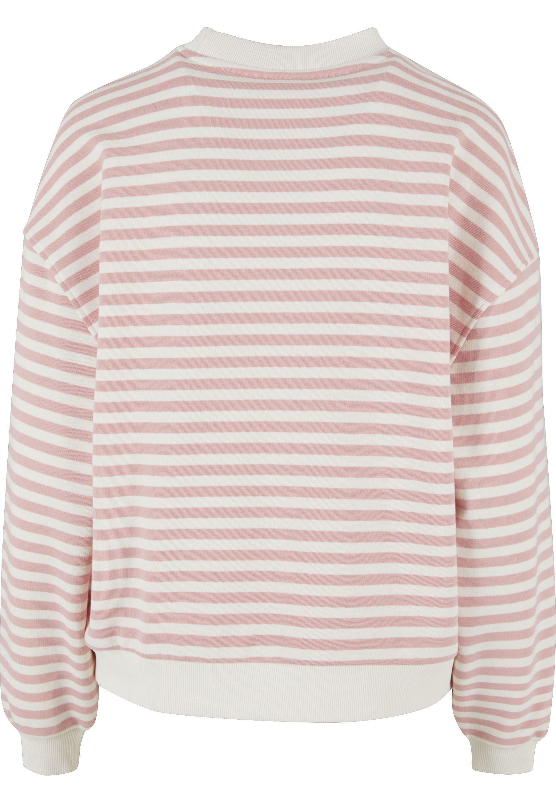 URBAN CLASSICS Sweater "Urban Classics Damen Ladies Oversized Striped Crewn günstig online kaufen