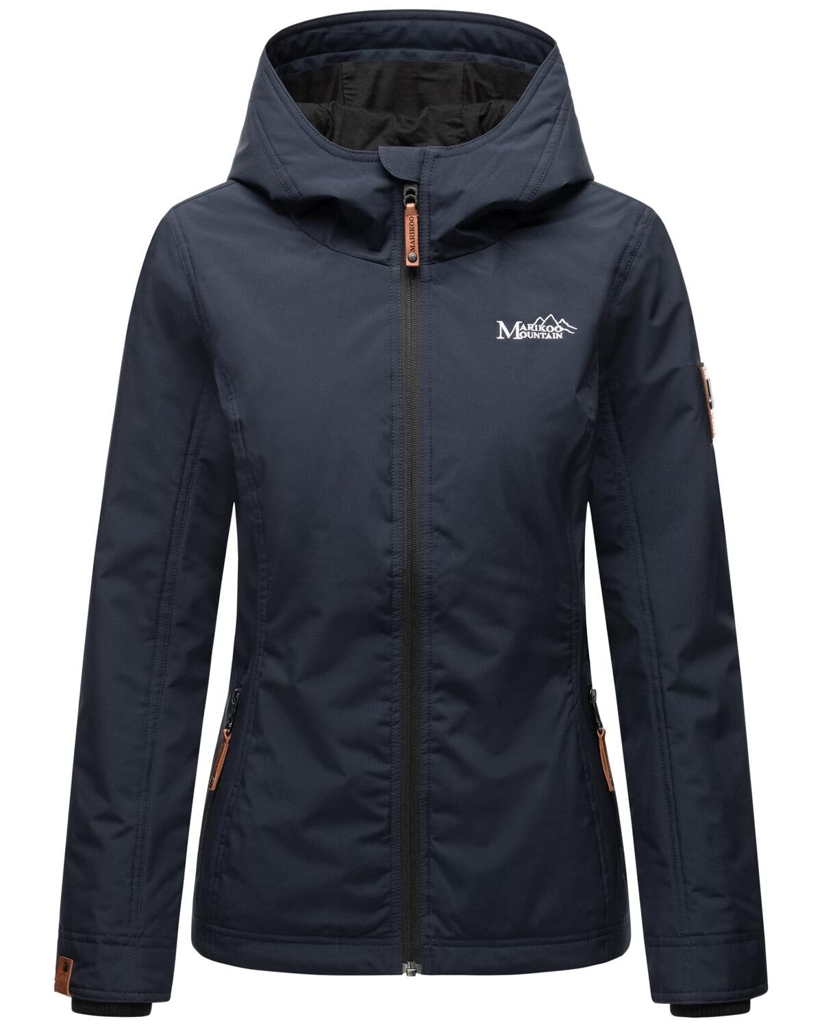 Marikoo Outdoorjacke »Brombeere«, sportliche Übergangsjacke mit Kapuze