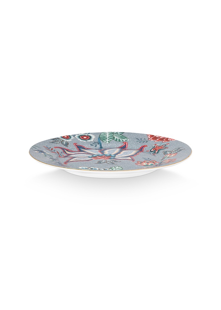 PiP Studio Teller-Set »Kuchen-Teller Flower Festival, Ø 17 cm«, (Set, 4 tlg.), Frühstücksteller im 4er Set