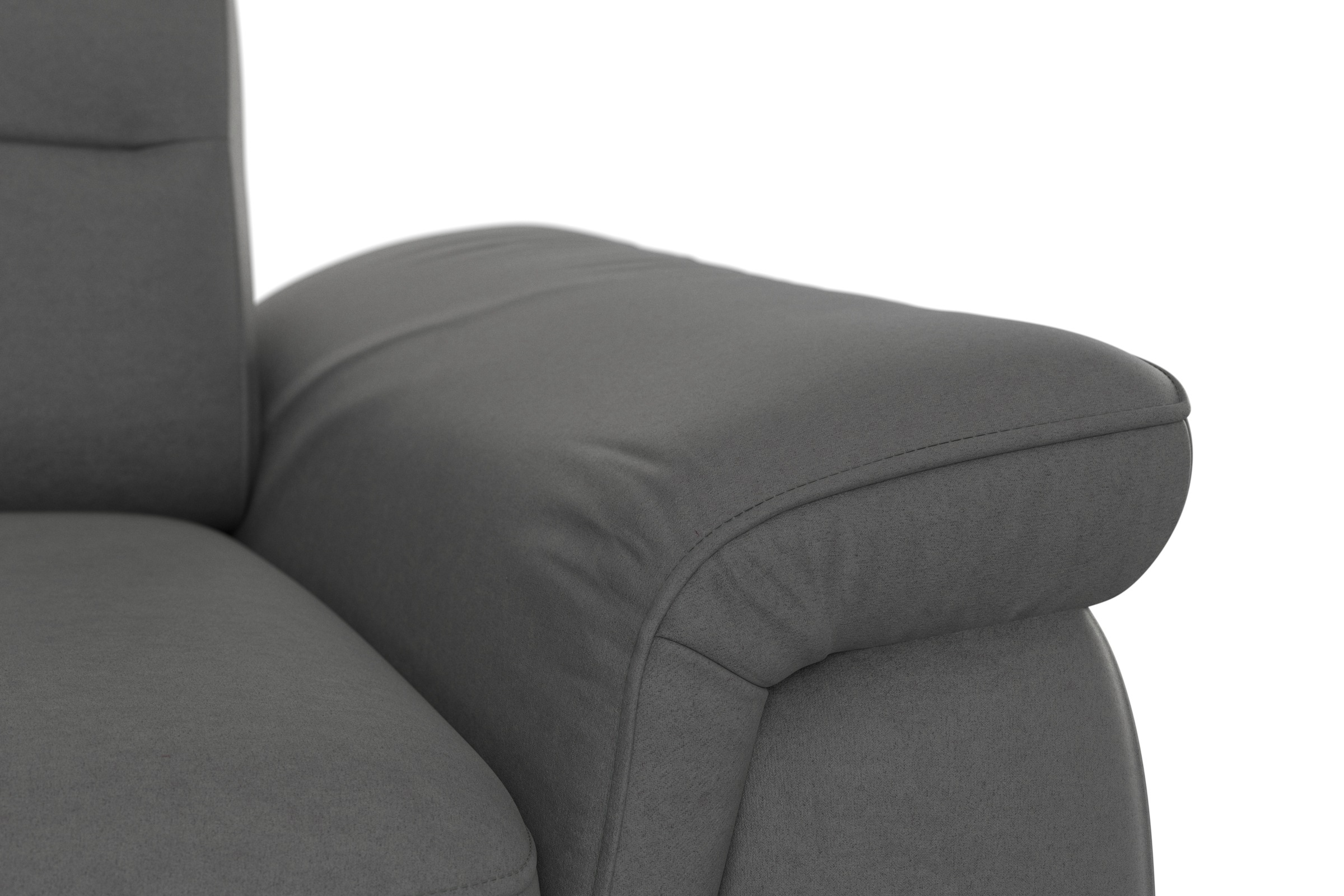 sit&more Ecksofa »Sinatra L-Form« mit Ottomane, optional mit Kopfteilverstellung und Armteilfunktion