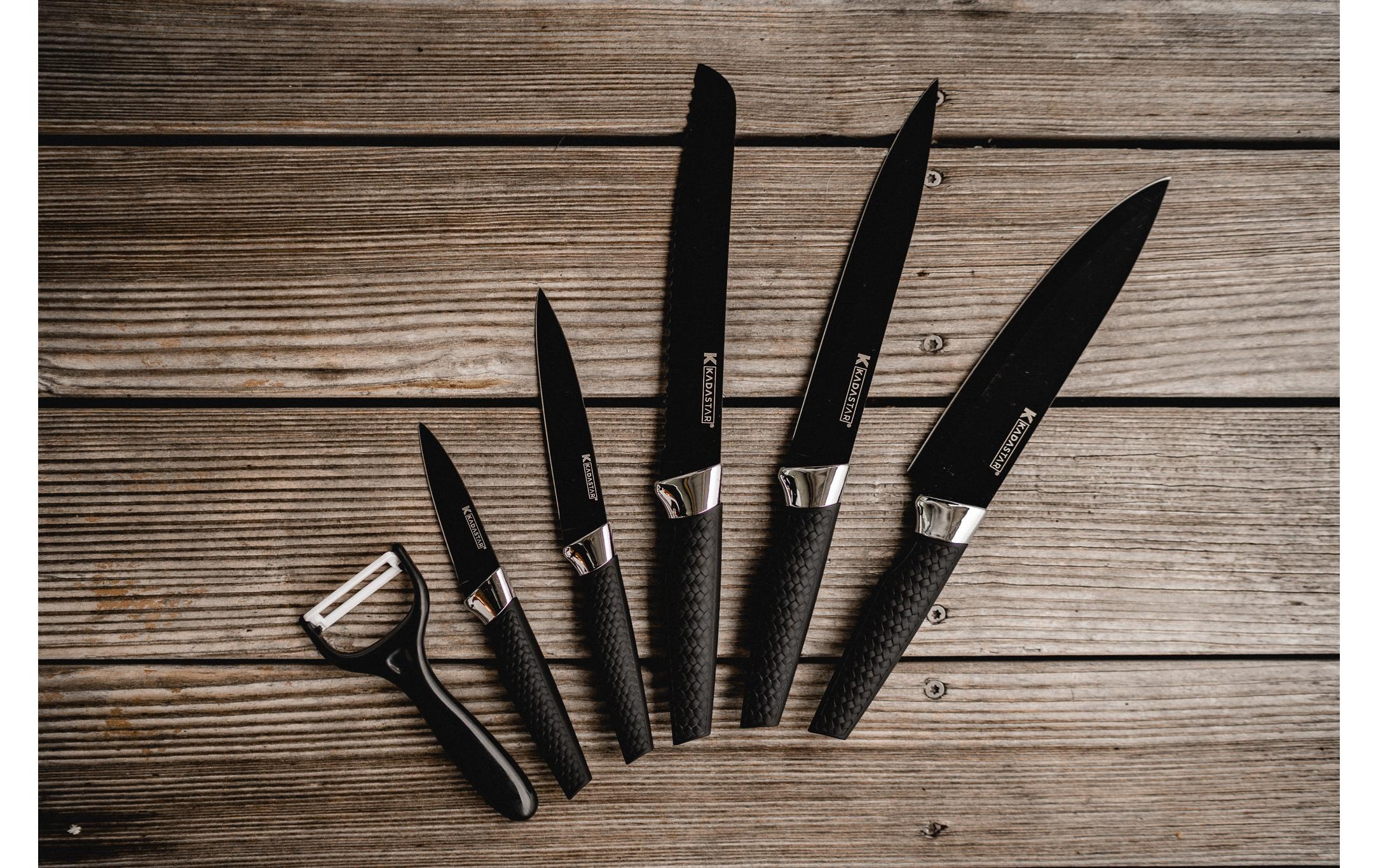Kadastar Messer-Set »Premium Black 6«