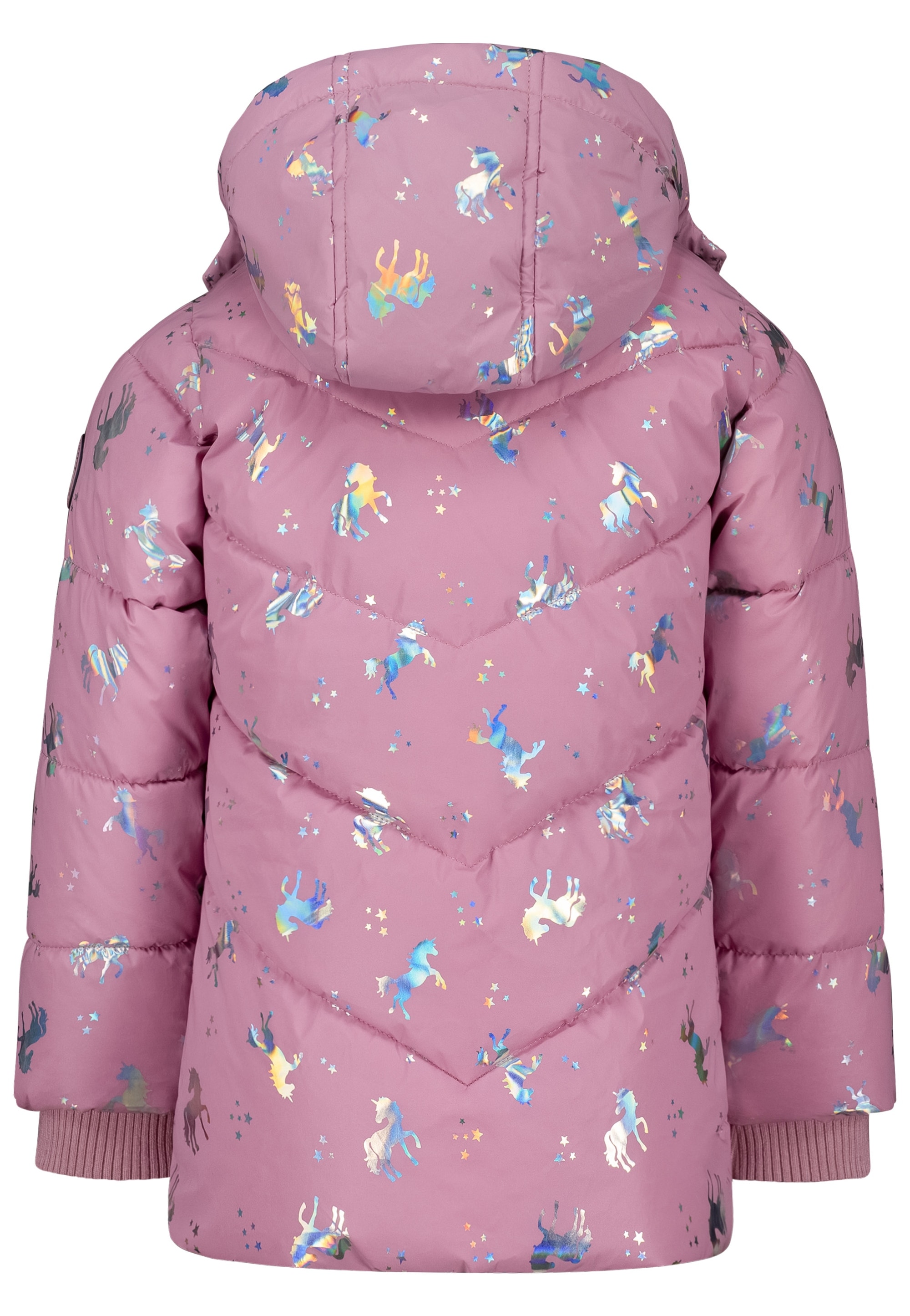 SALT AND PEPPER Steppjacke »Unicorn«, mit reflektirendem Einhorn-Druck