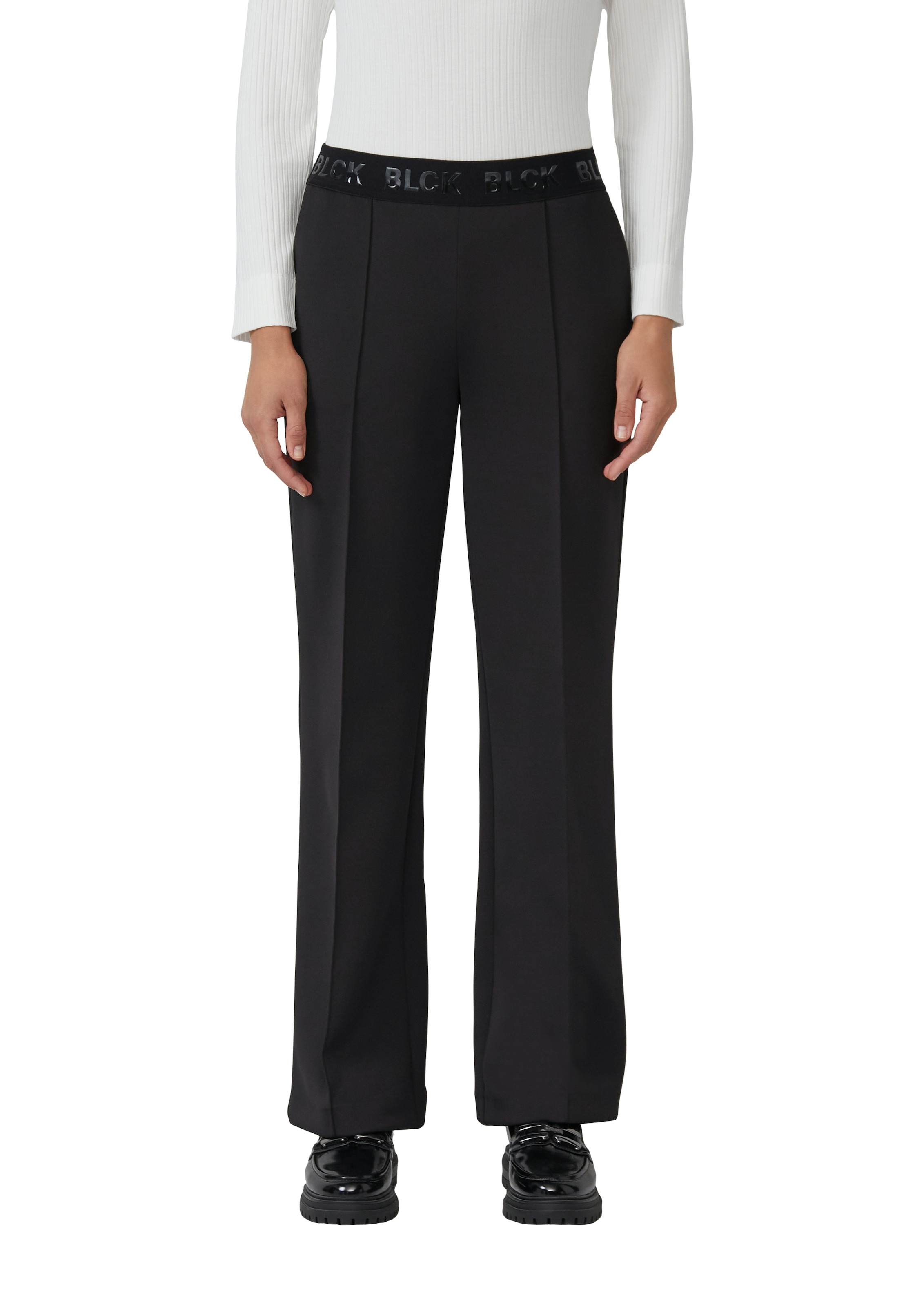 s.Oliver BLACK LABEL Stoffhose, mit elastischem Bund günstig online kaufen