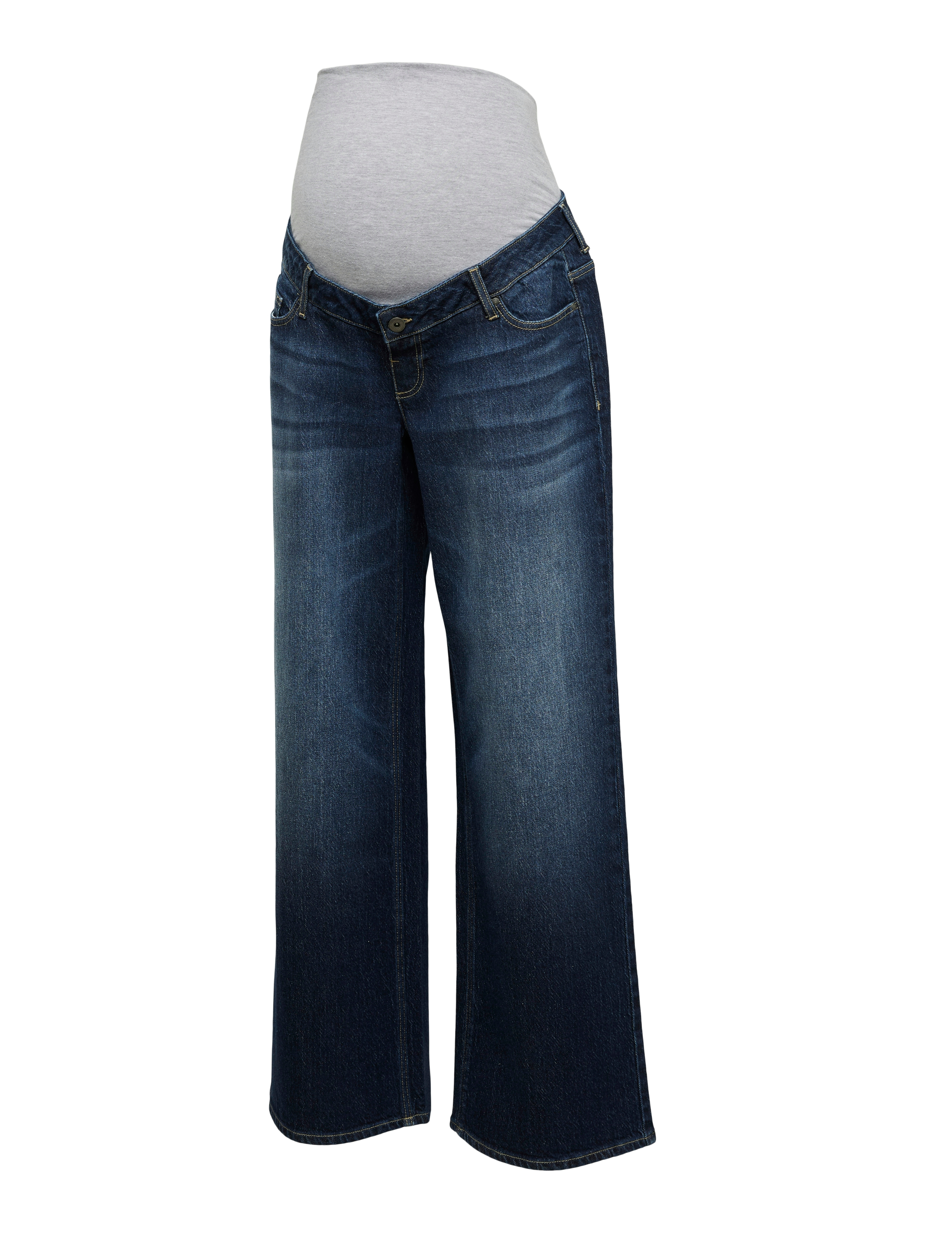 Mamalicious Relax-fit-Jeans "MLMALAGA WIDELEG JEANS NOOS" Baumwollmischung, wide fit