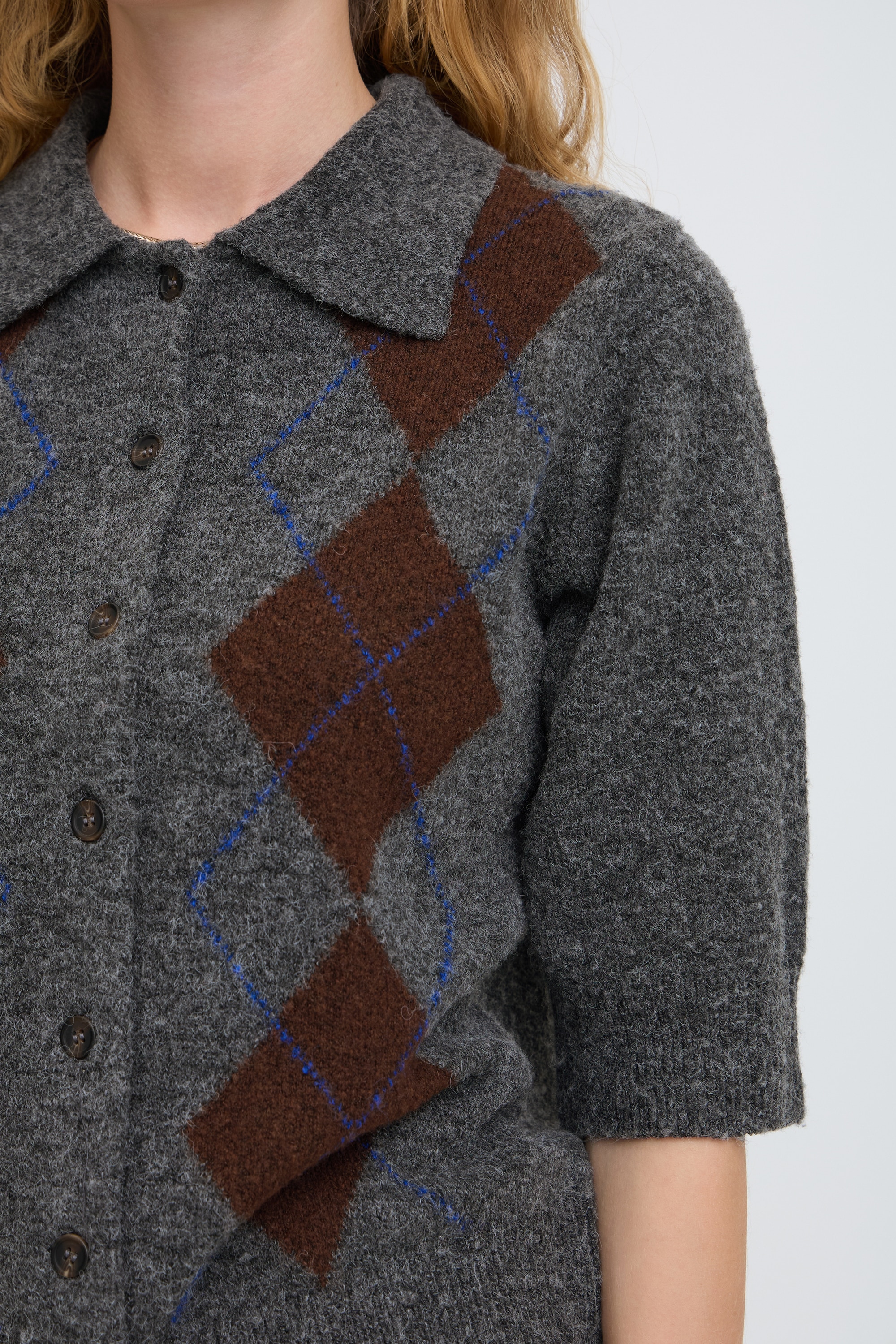 b.young Strickjacke »b.young Kurzarm-Bluse BYOFIRA«