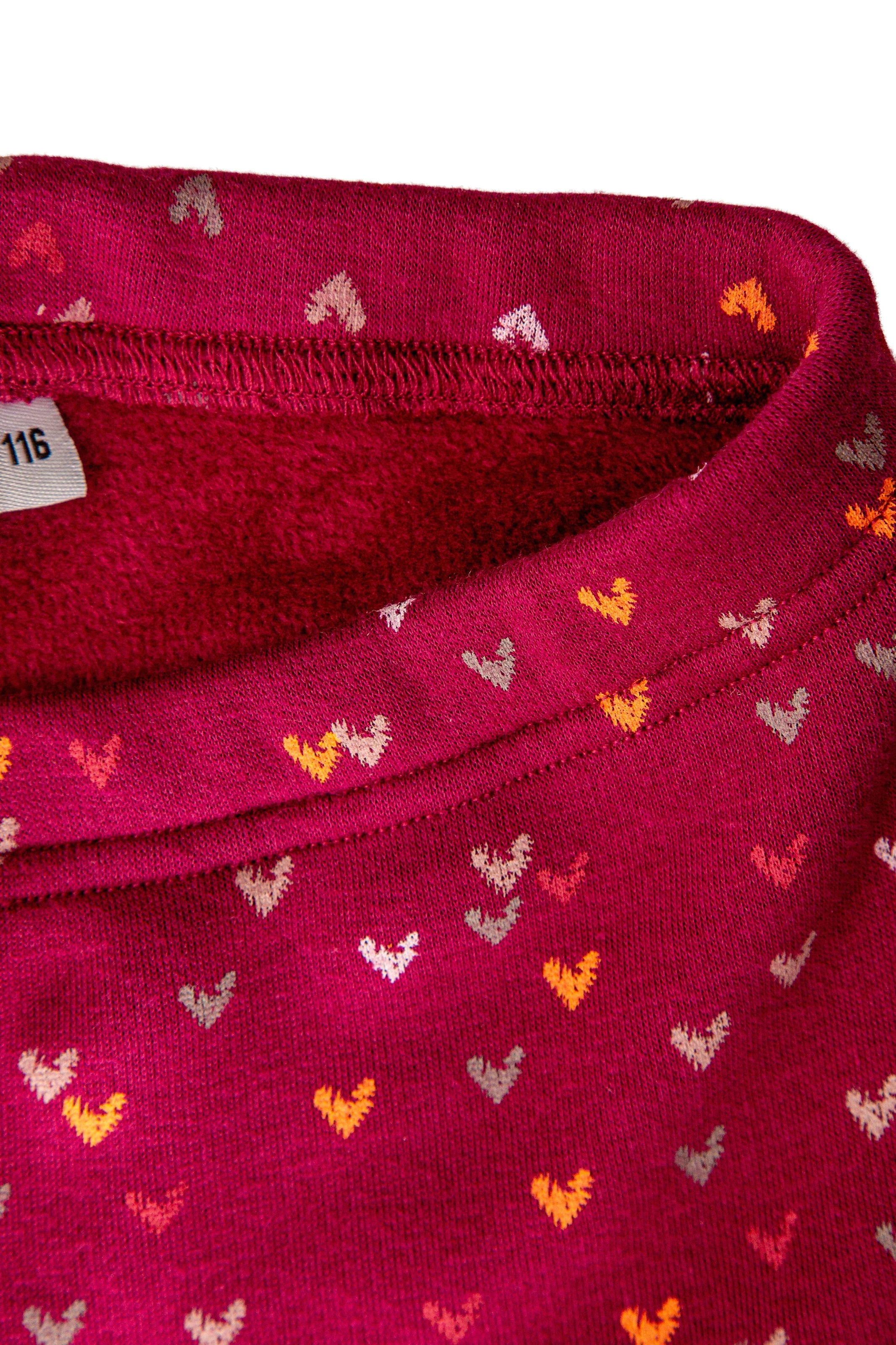 happy girls Strickleggings, im süßen Herzchen-Allover