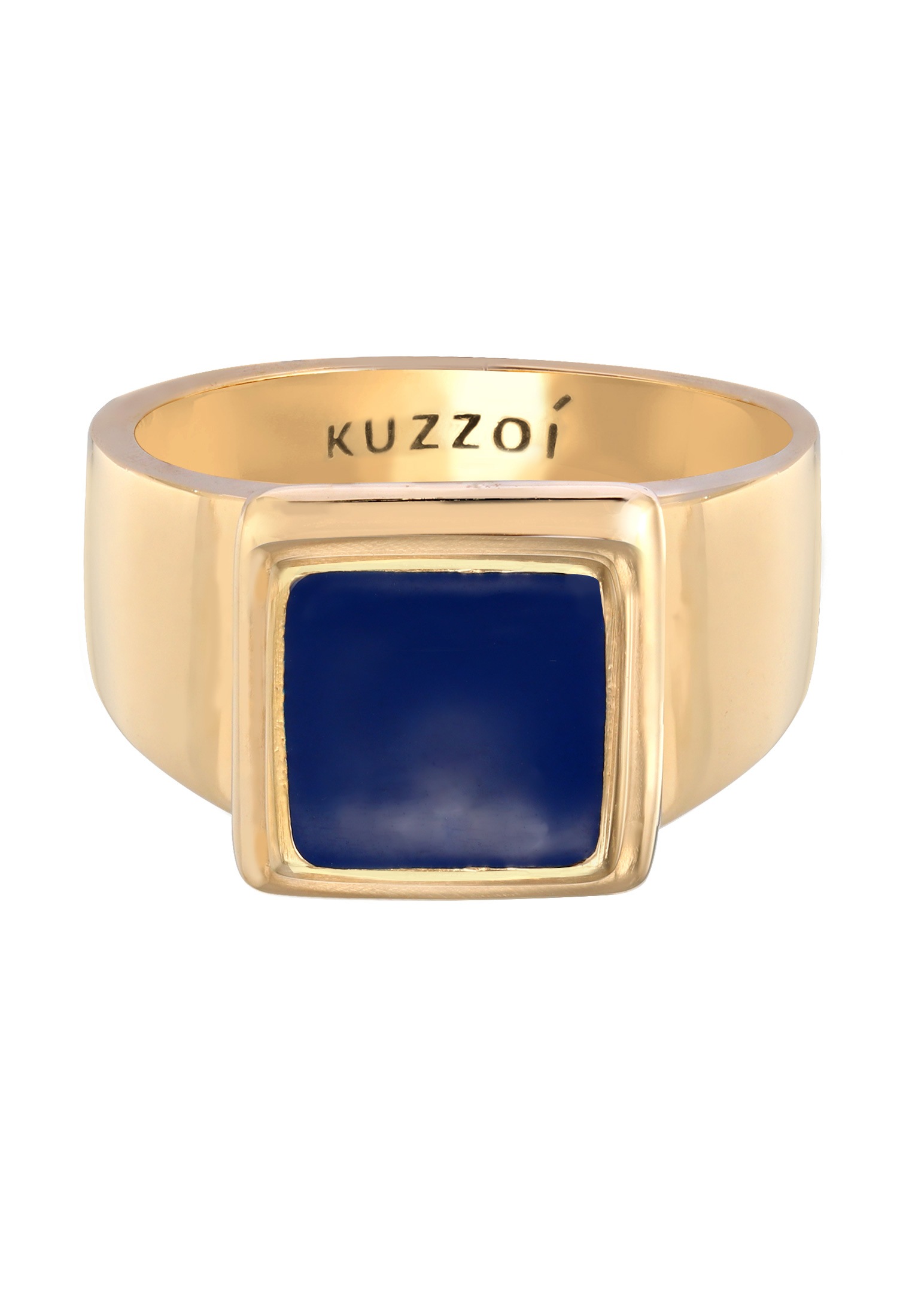 Kuzzoi Siegelring BAUR | Quadrat ▷ »Siegelring Emaille Silber« 925 kaufen