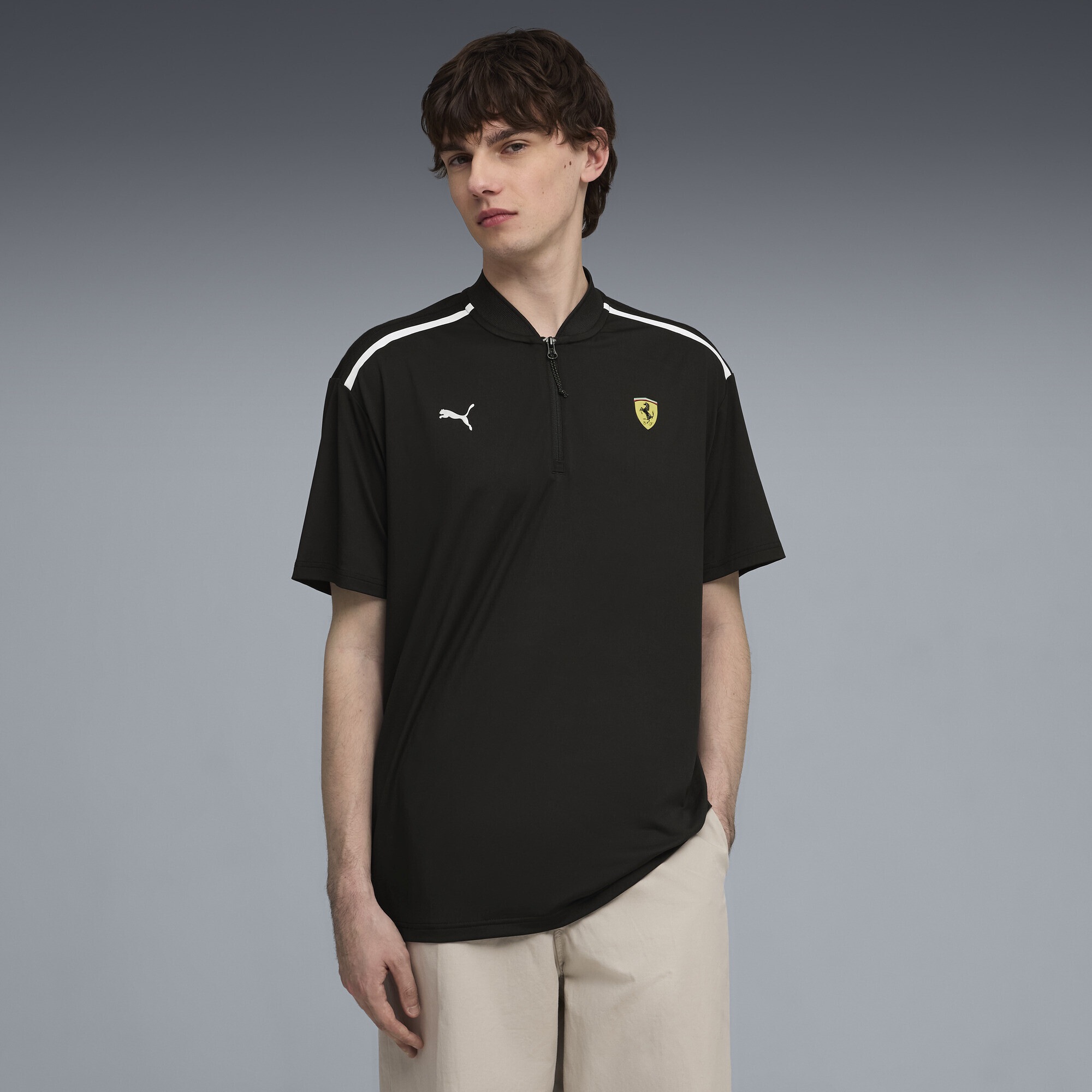 PUMA Poloshirt "Scuderia Ferrari Premium CLOUDSPUN Polo Herren" günstig online kaufen