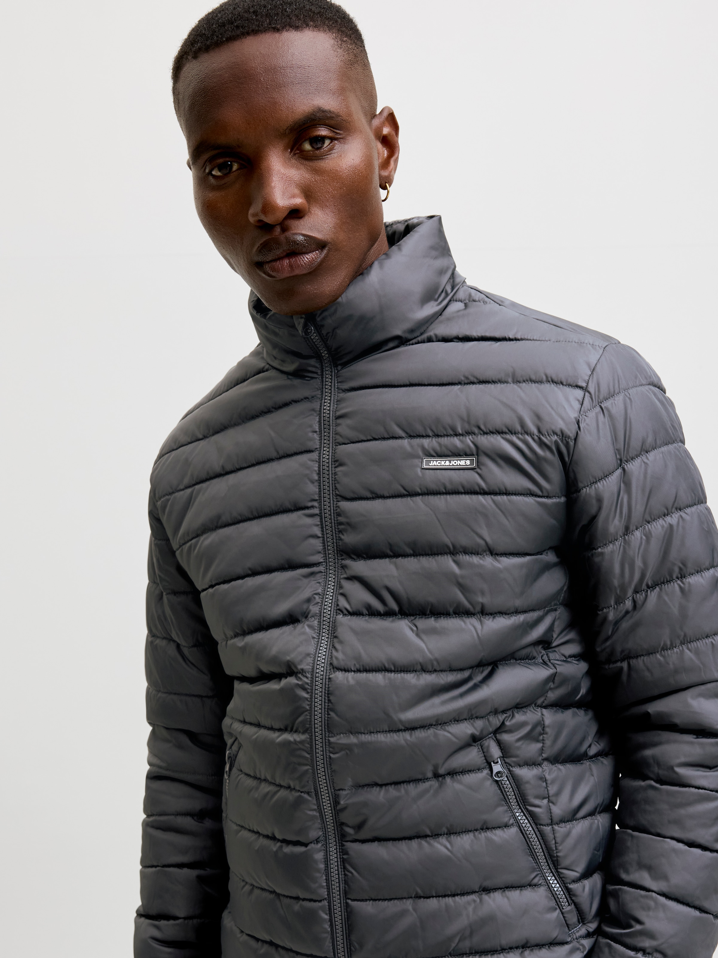 Jack & Jones Steppjacke »JJELVIS LIGHT PUFFER COLLAR« Kunstfaser, regular fit