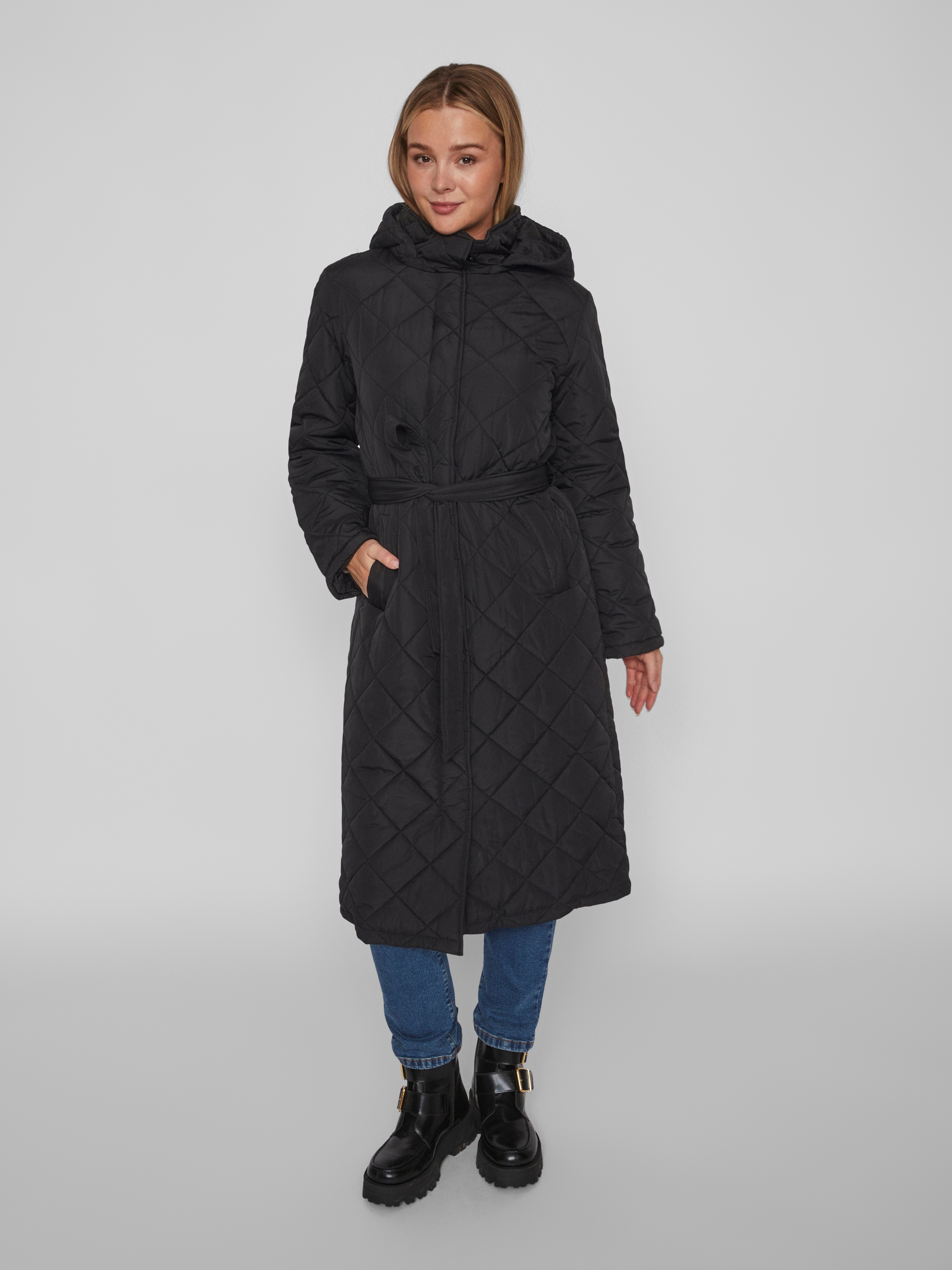 Vila Fellimitatmantel »VIKANTE QUILTED L/S COAT - NOOS«