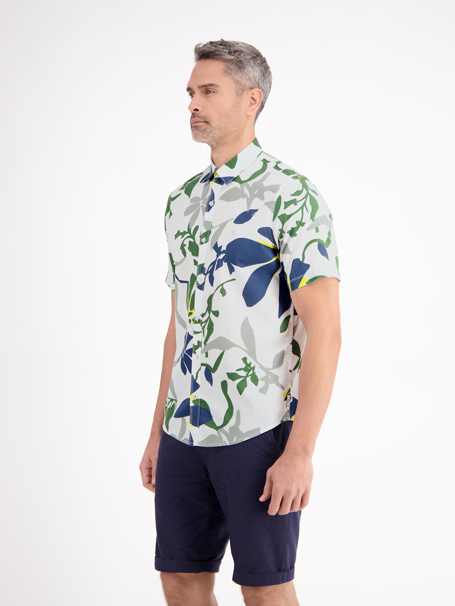 LERROS Kurzarmhemd »Sommerhemd in Hawaiian-Style«