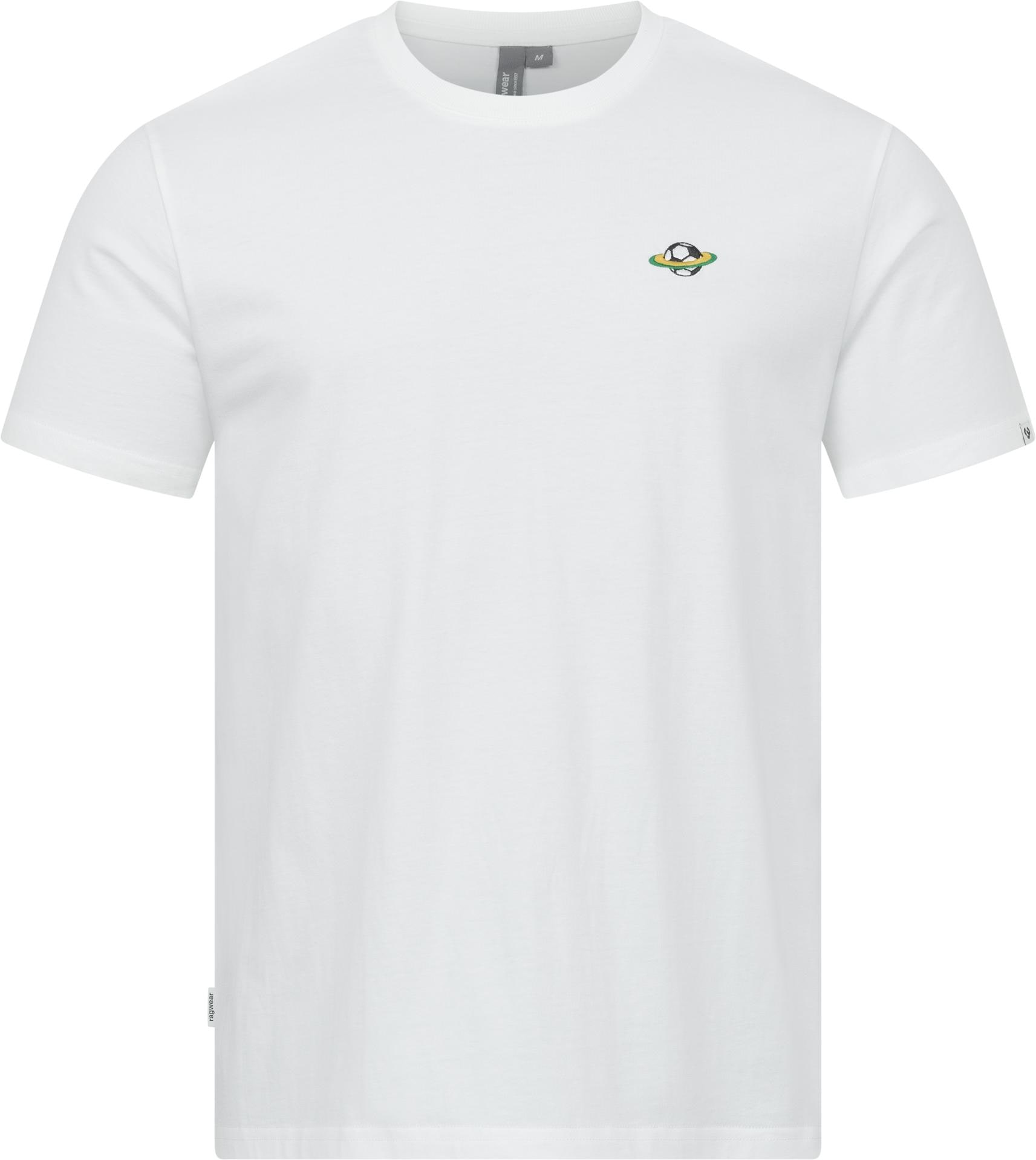 Ragwear T-Shirt »Samms D Gots YOUMODO« Kurzärmliges Shirt mit Fußball-Stickerei