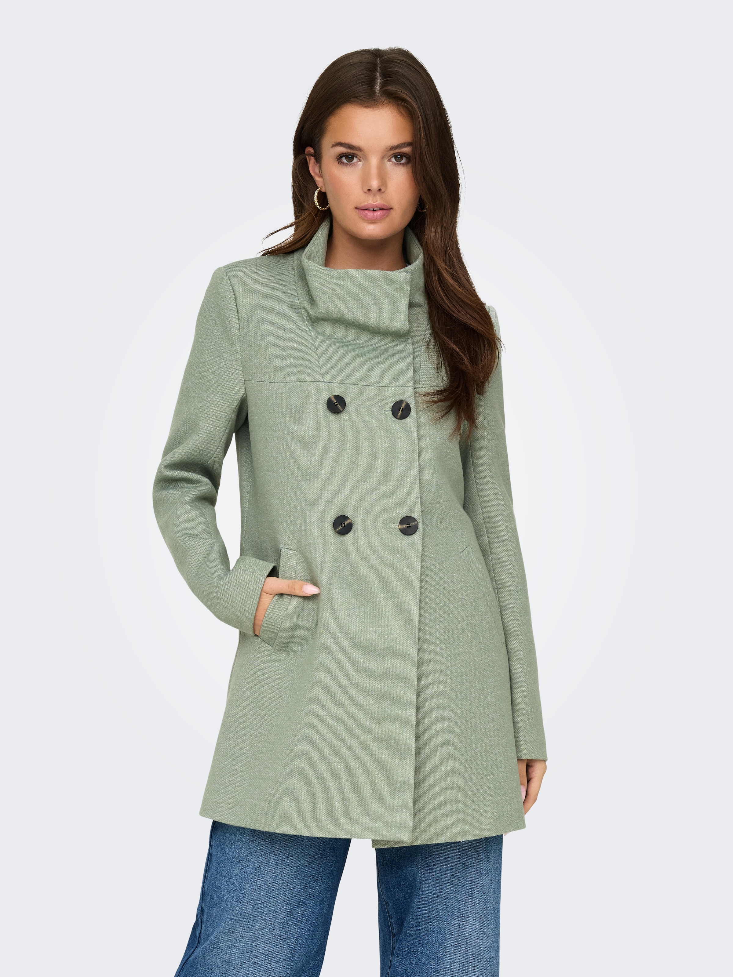 ONLY Kurzmantel "ONLSEDONA LIFE SOPHIA DB COAT CC OTW" günstig online kaufen