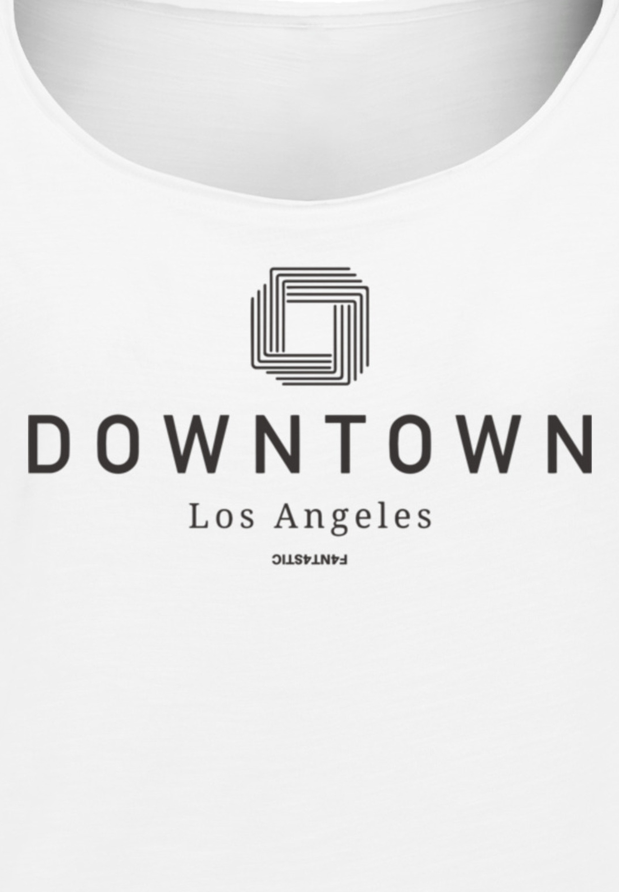 F4NT4STIC T-Shirt »PLUS SIZE Downtown LA Muster«, Print