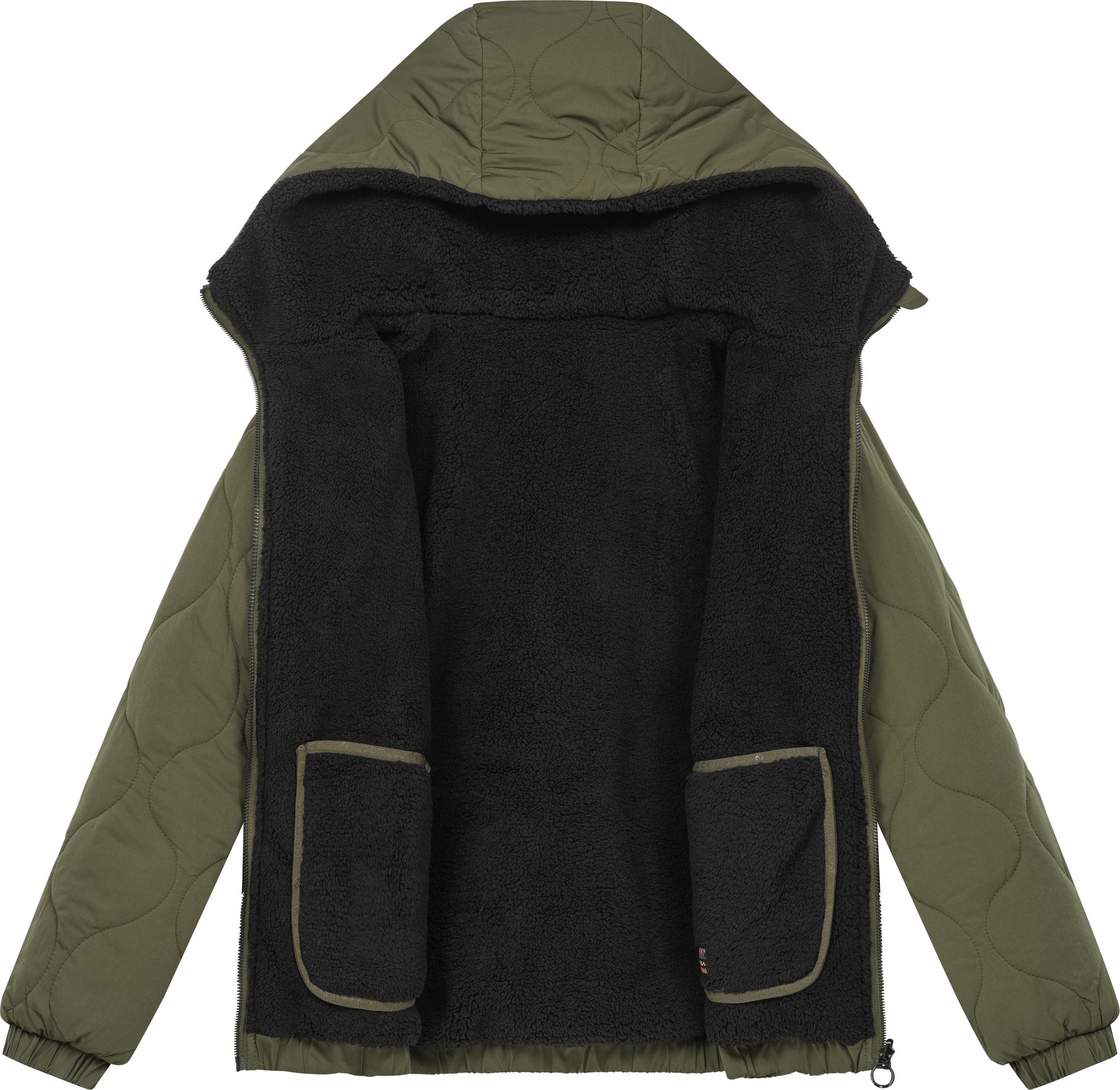 Ragwear Wendejacke »Qaria«, mit Kapuze, ultraleichte 2-in-1 Damen Winterjacke mit Kapuze
