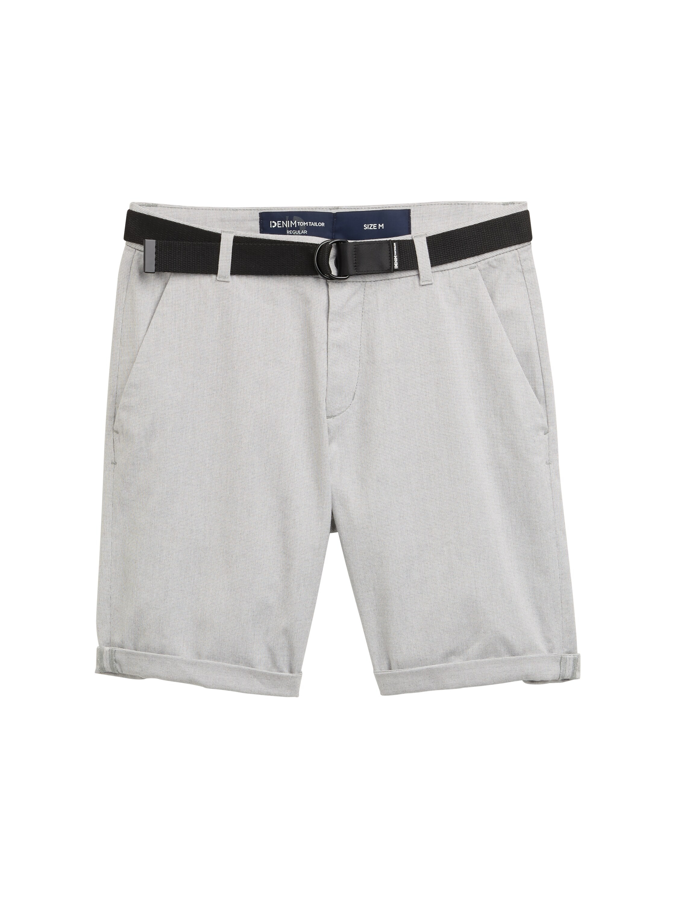 TOM TAILOR Denim Chinoshorts, (Packung), mit Gürtel