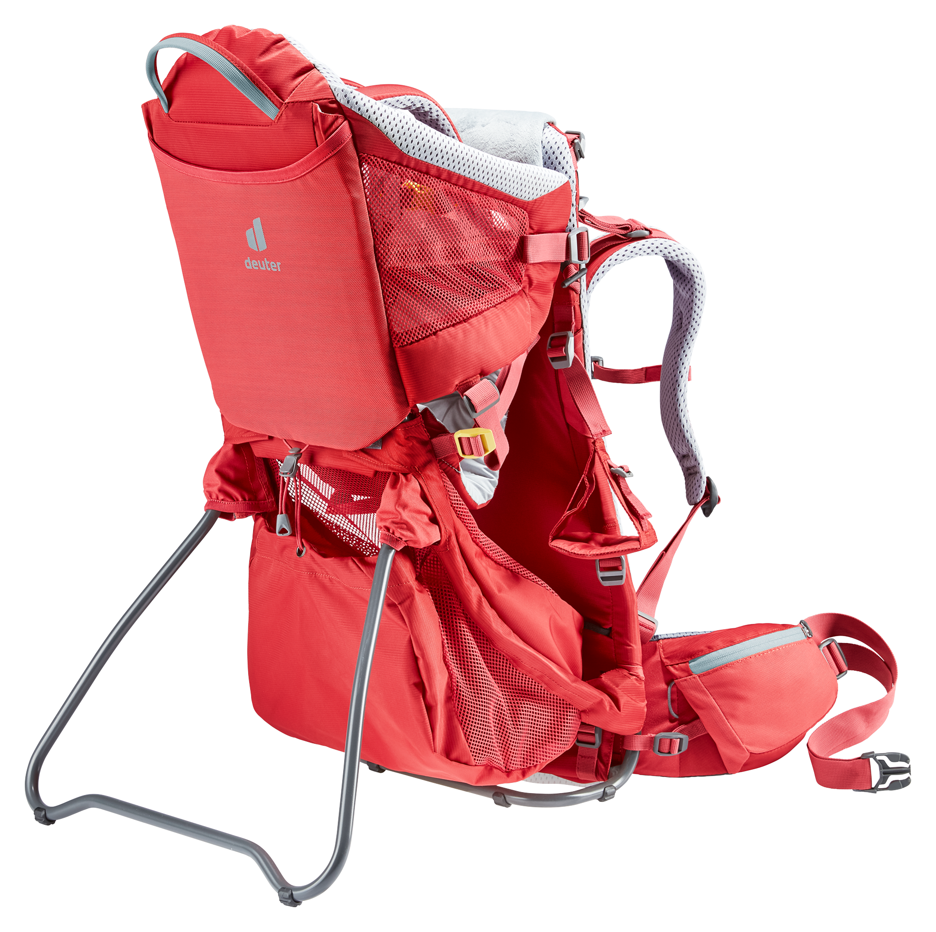 DEUTER Babytrage "Kid Comfort Active SL", B:43cm H:70cm T:34cm, rot, Babytragen, ergonomisches Design, geeignet ab 8 Monaten