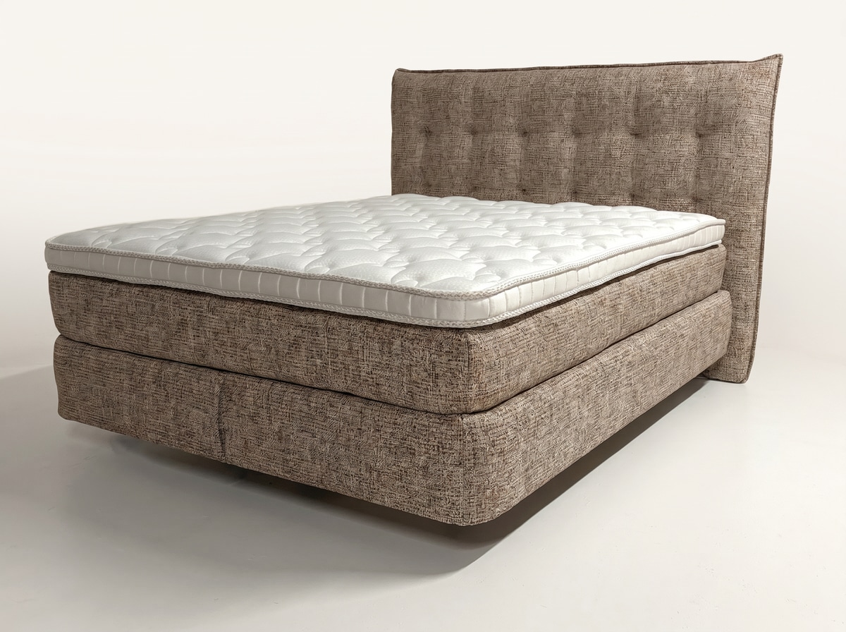 Home affaire Boxbett »BROS,  Doppelbett inkl. Bettkasten, Federkernbett, Metalkonstruktion« Matratze: 3-Z-Taschenfederkern, Härtegrad 3, inkl. Topper