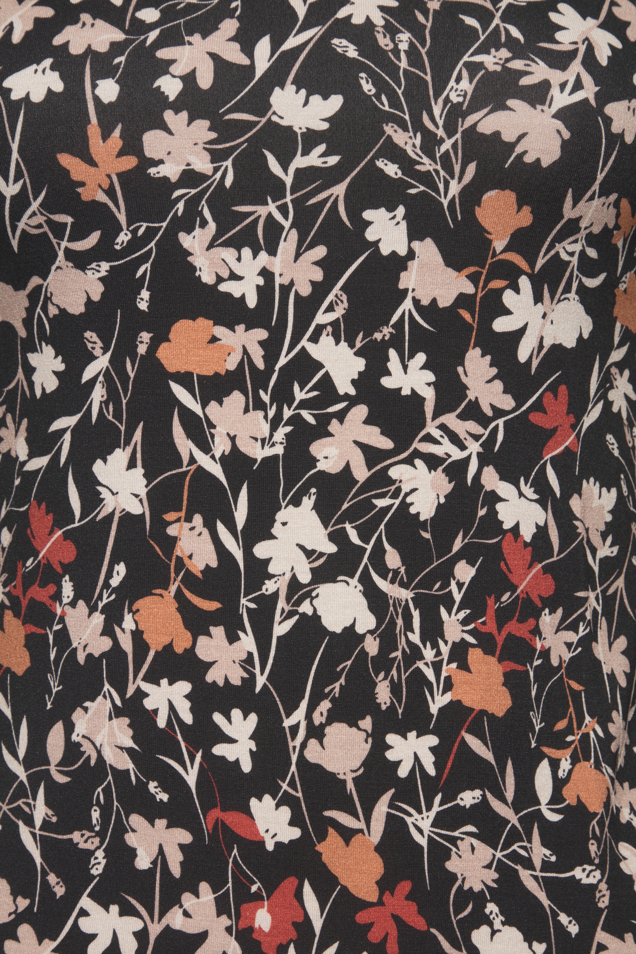 LASCANA Rollkragenshirt mit Blumenprint, Jerseyshirt, modisches Basic