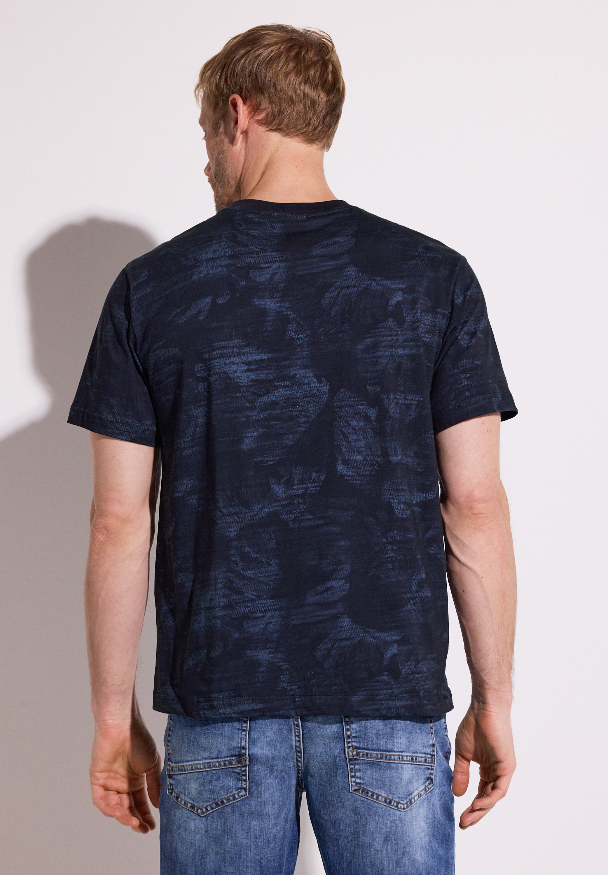 STREET ONE MEN T-Shirt mit allover Print