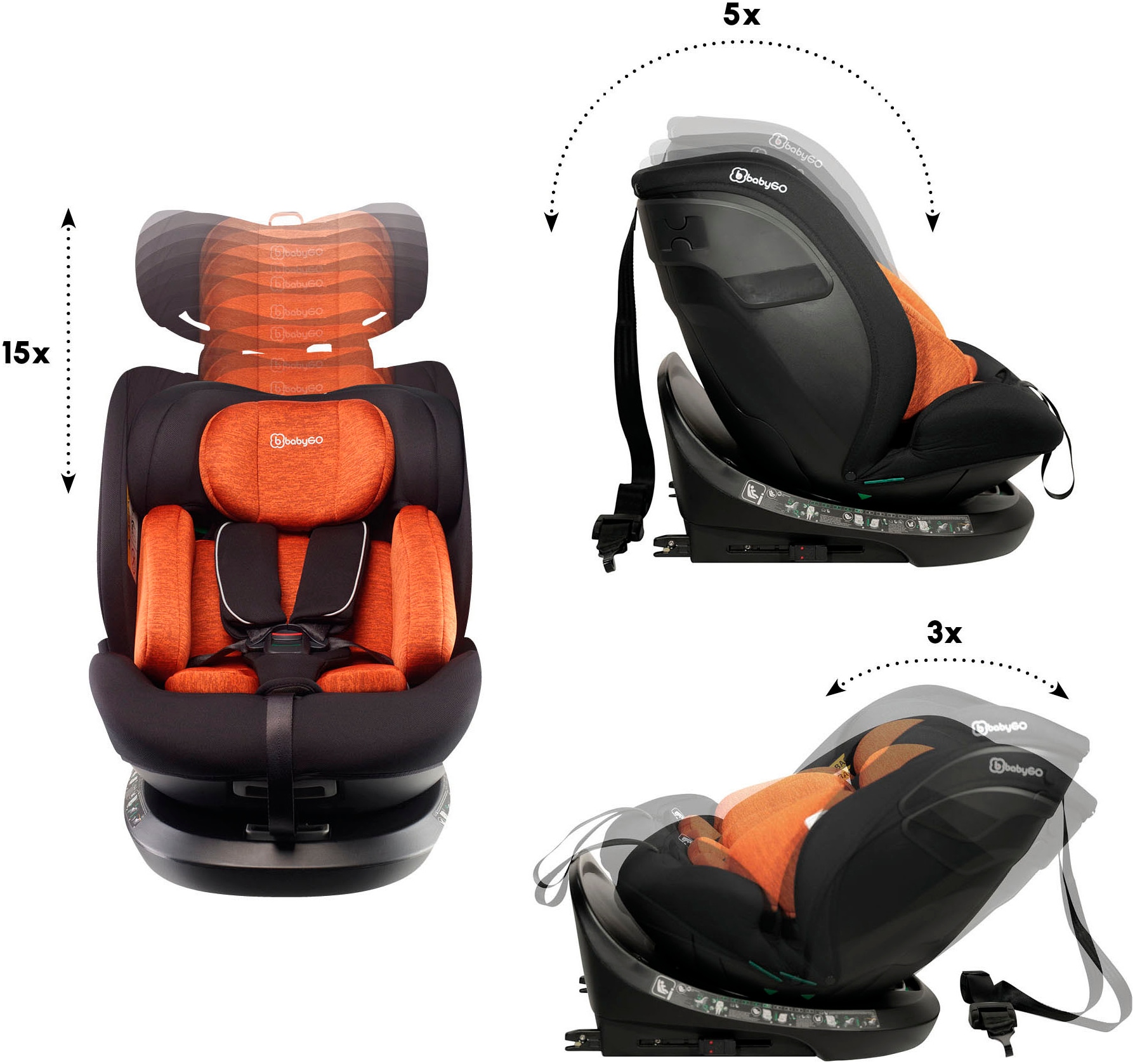 BabyGo Autokindersitz »Protection 360 Grad«