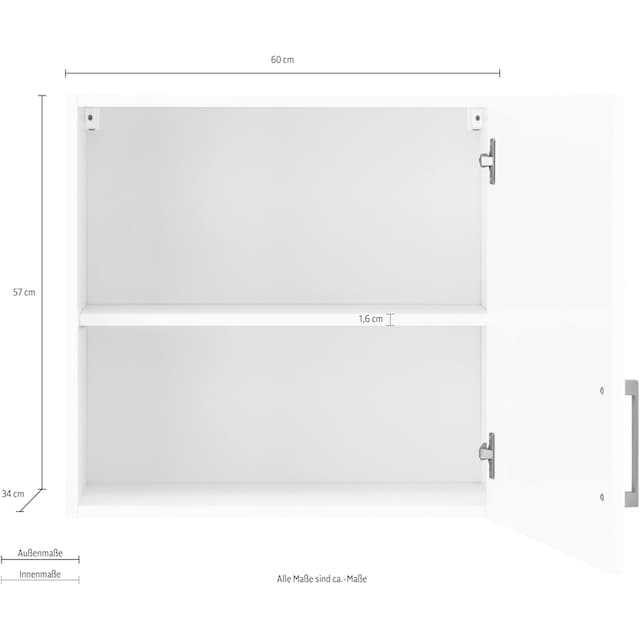 HELD MÖBEL Hängeschrank »Tinnum«, 60 cm breit, MDF-Fronten, Metallgriff  bestellen | BAUR