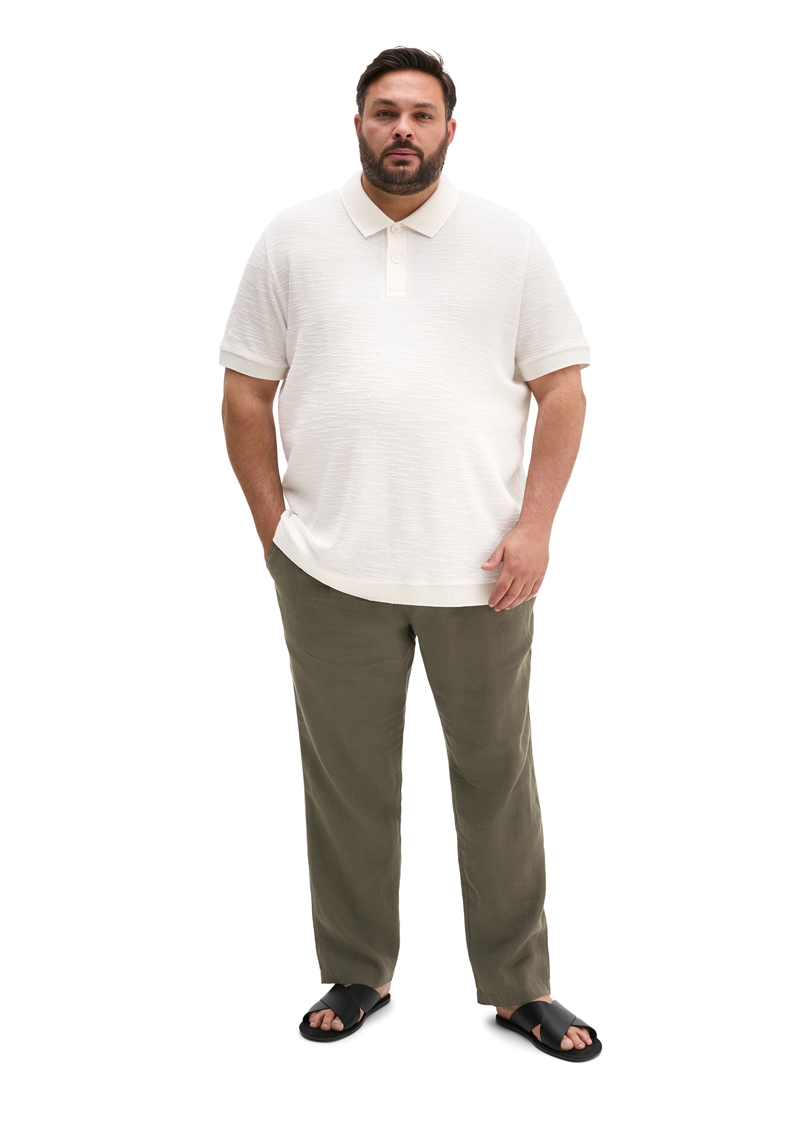 Marc O'Polo Poloshirt »aus weichem Bouclé-Jersey«