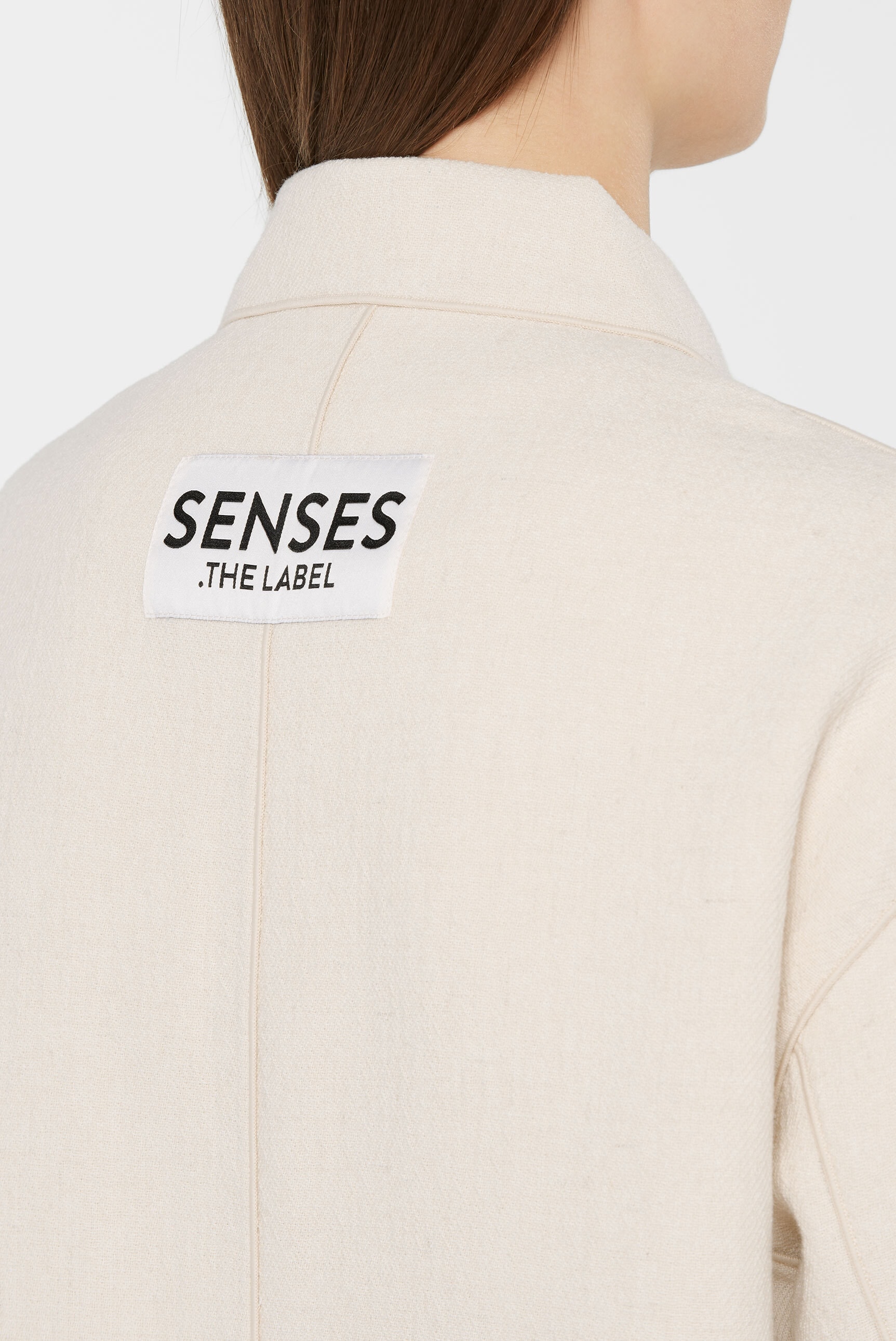 SENSES.THE LABEL Langjacke, ohne Kapuze, mit langem Gehschlitz