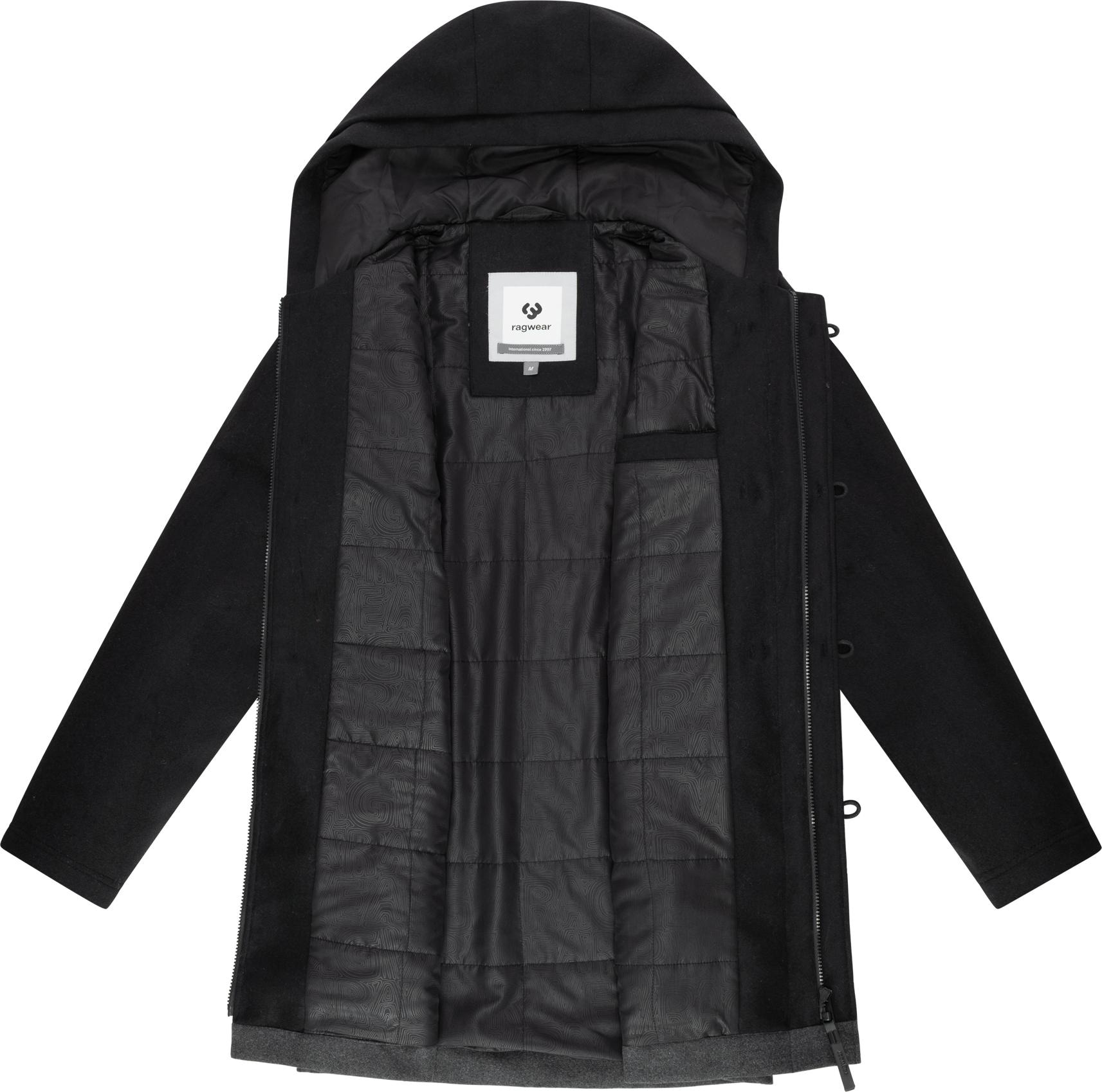 Ragwear Dufflecoat »Dorvan YOUMODO« Funktionaler Herren Fleece-Mantel
