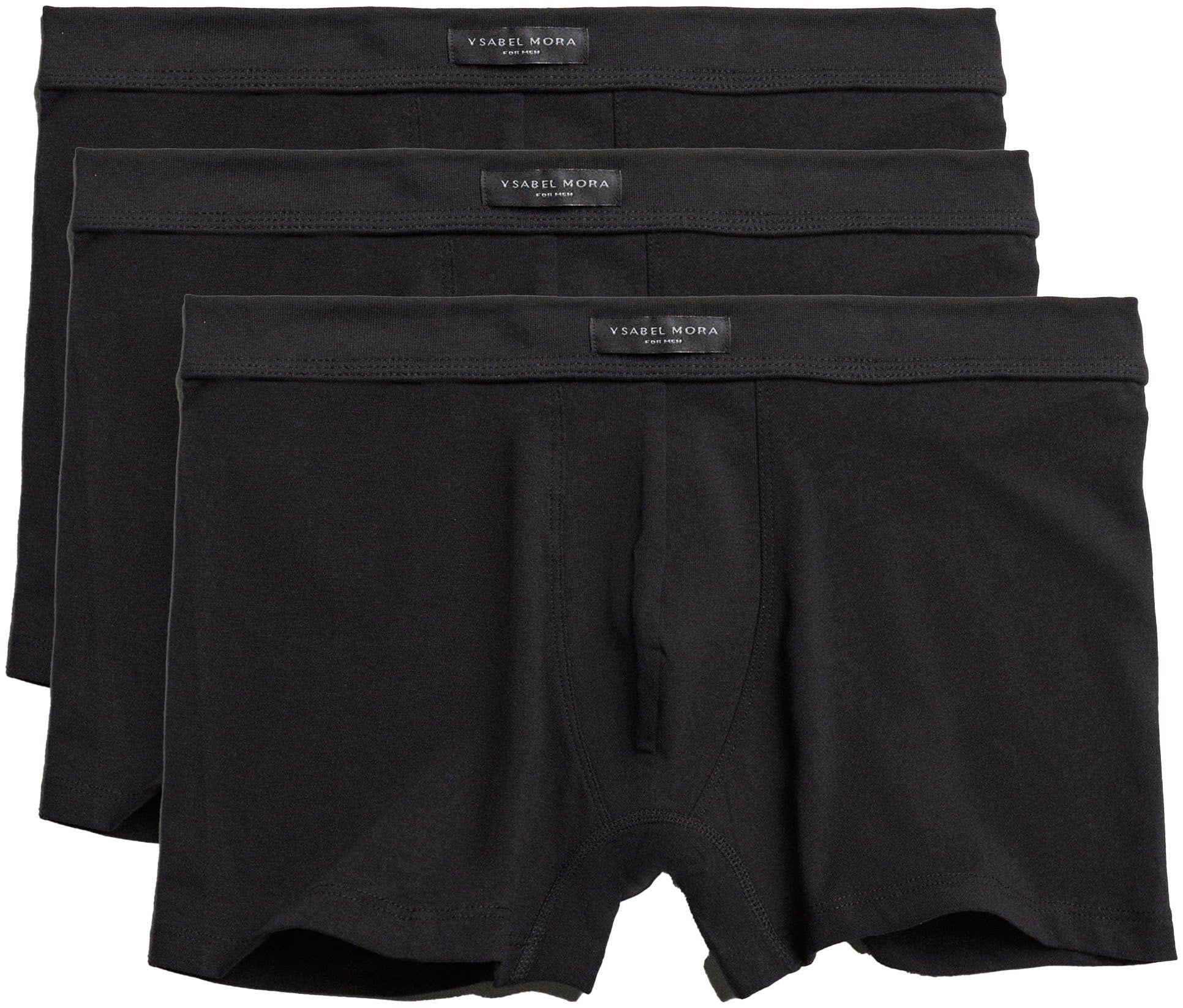 YSABEL MORA Boxershorts "BASIC COLLECTION COTTON", (3er Pack), mit perfektem Material und Passform für jeden Mann