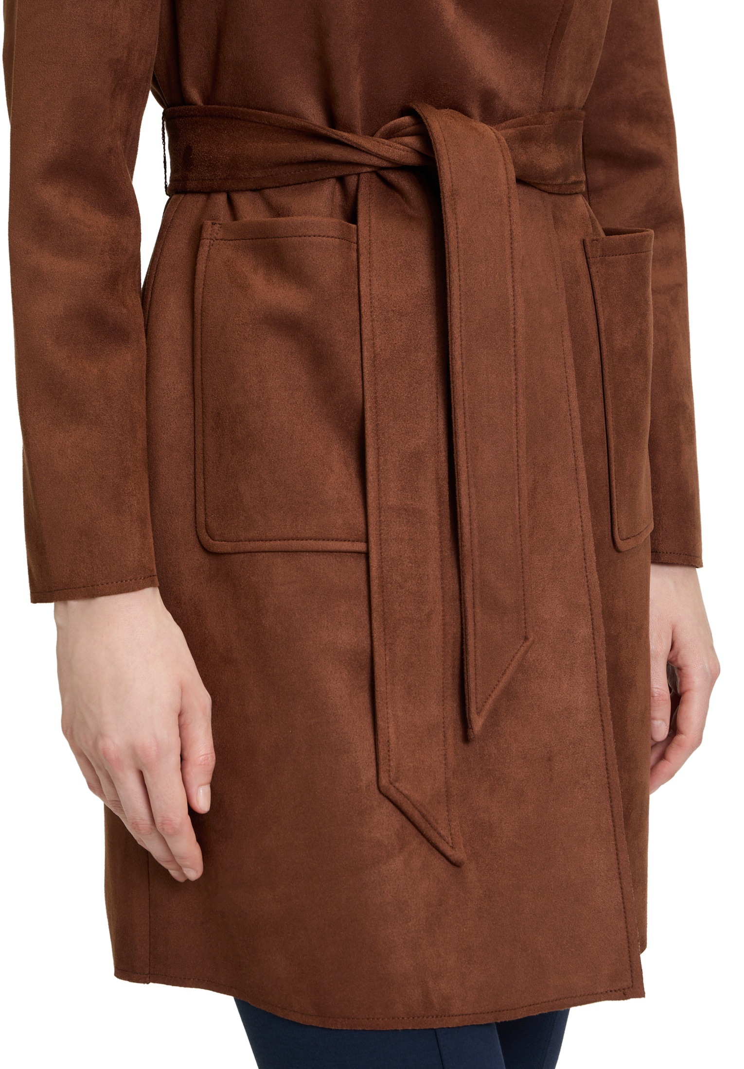 Betty Barclay Jackenblazer »Betty Barclay Longjacke mit Gürtel«, Material