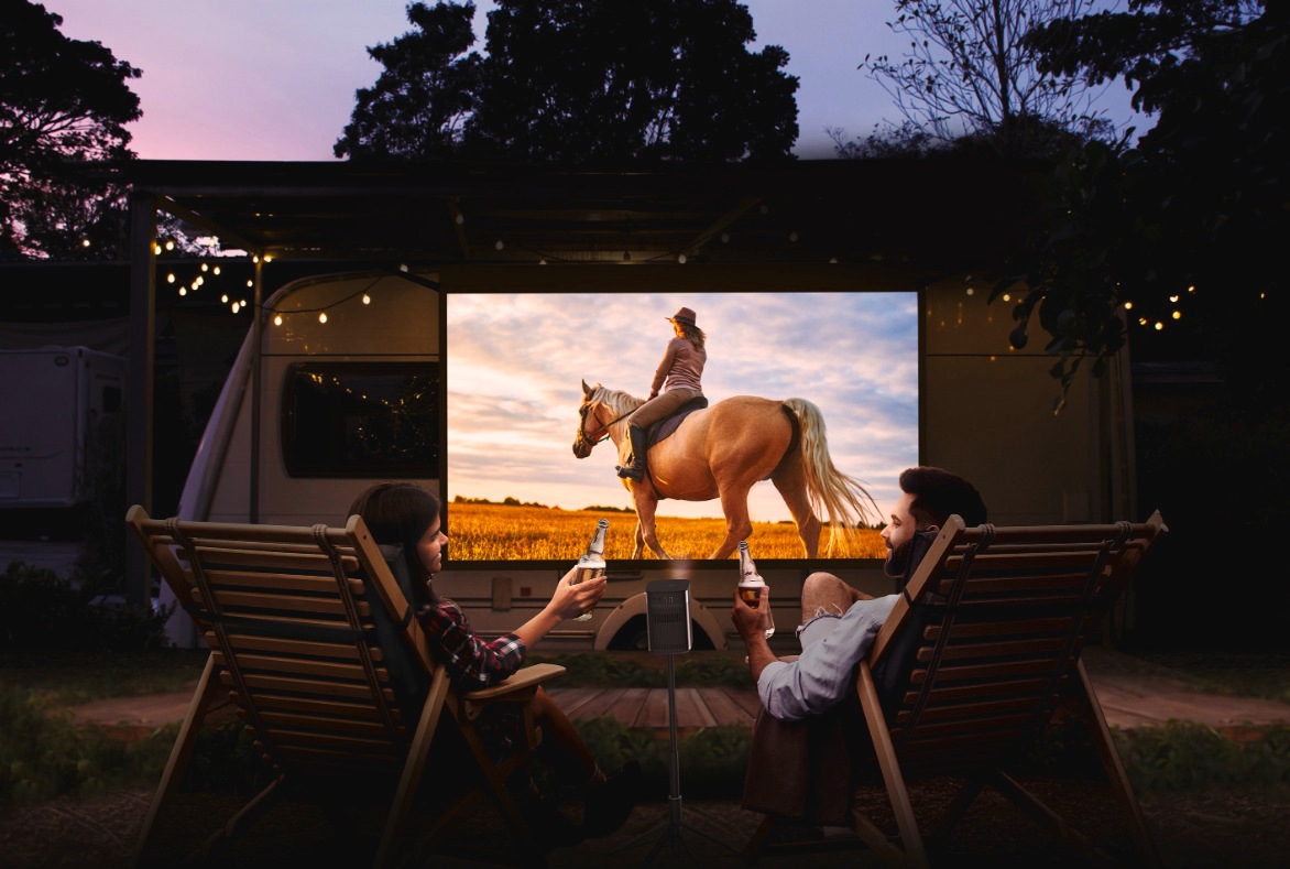 XGIMI Beamer »Halo+«, Full-HD, bis zu 200 Zoll (508 cm), Android TV