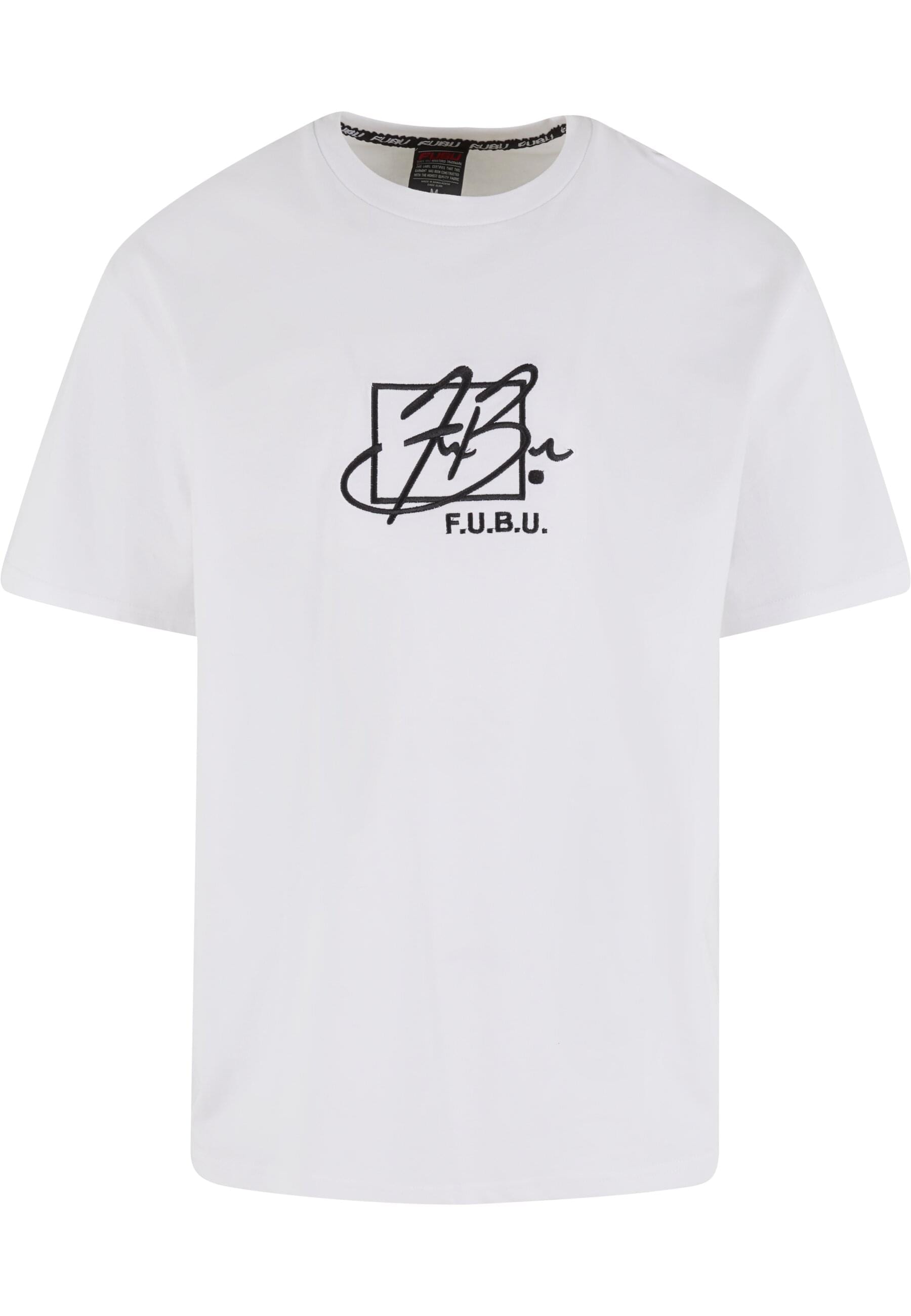 Kurzarmshirt »Fubu Herren FM-TE012-002-01 Script Essential Tee white«