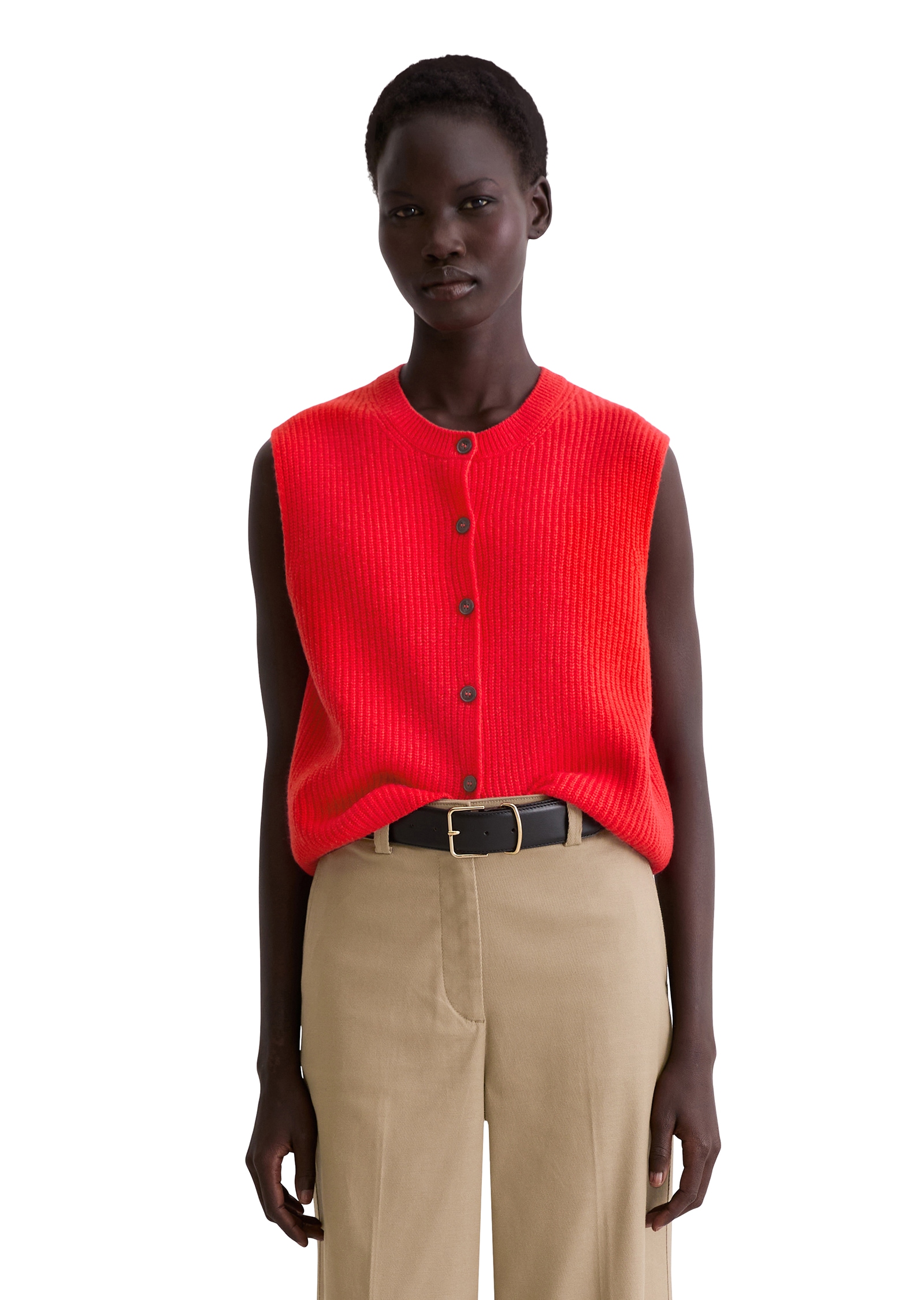 Marc OPolo Strickweste slim fit, aus weichem Wolle-Mix günstig online kaufen