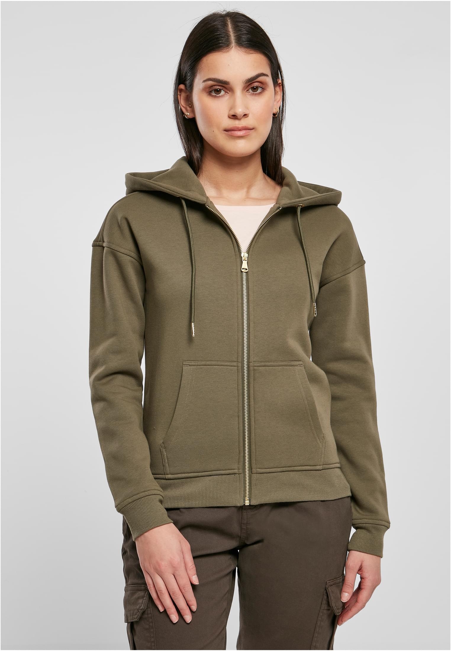 URBAN CLASSICS Sweatjacke »Damen Ladies bestellen BAUR (1 Hoody«, Classic Zip | tlg.) online