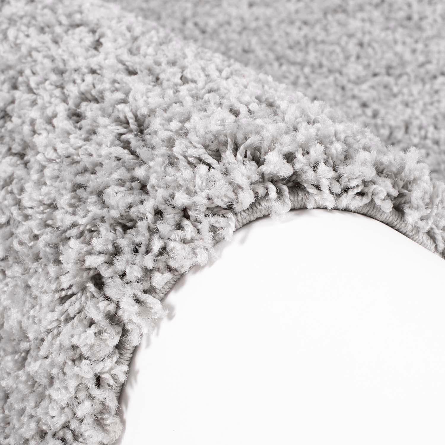 Carpet City Hochflor-Teppich »Shaggi uni 500«, rechteckig, 30 mm Höhe, Läufer, Shaggy, Uni, Langflor, weich, Wohnzimmer, Schlafzimmer, Kinder